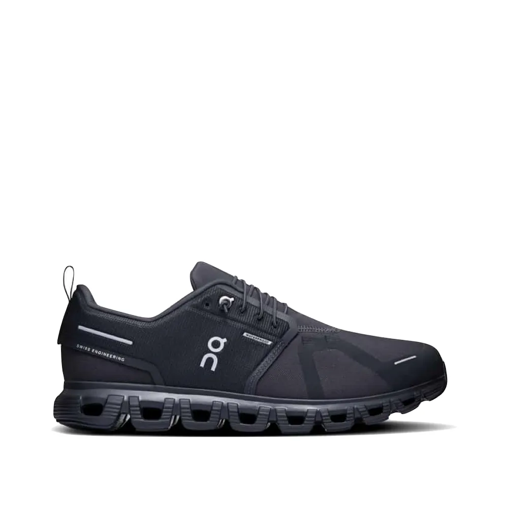 On Men's Cloud 6 wasserdichte Sneaker in Schwarz/Schwarz