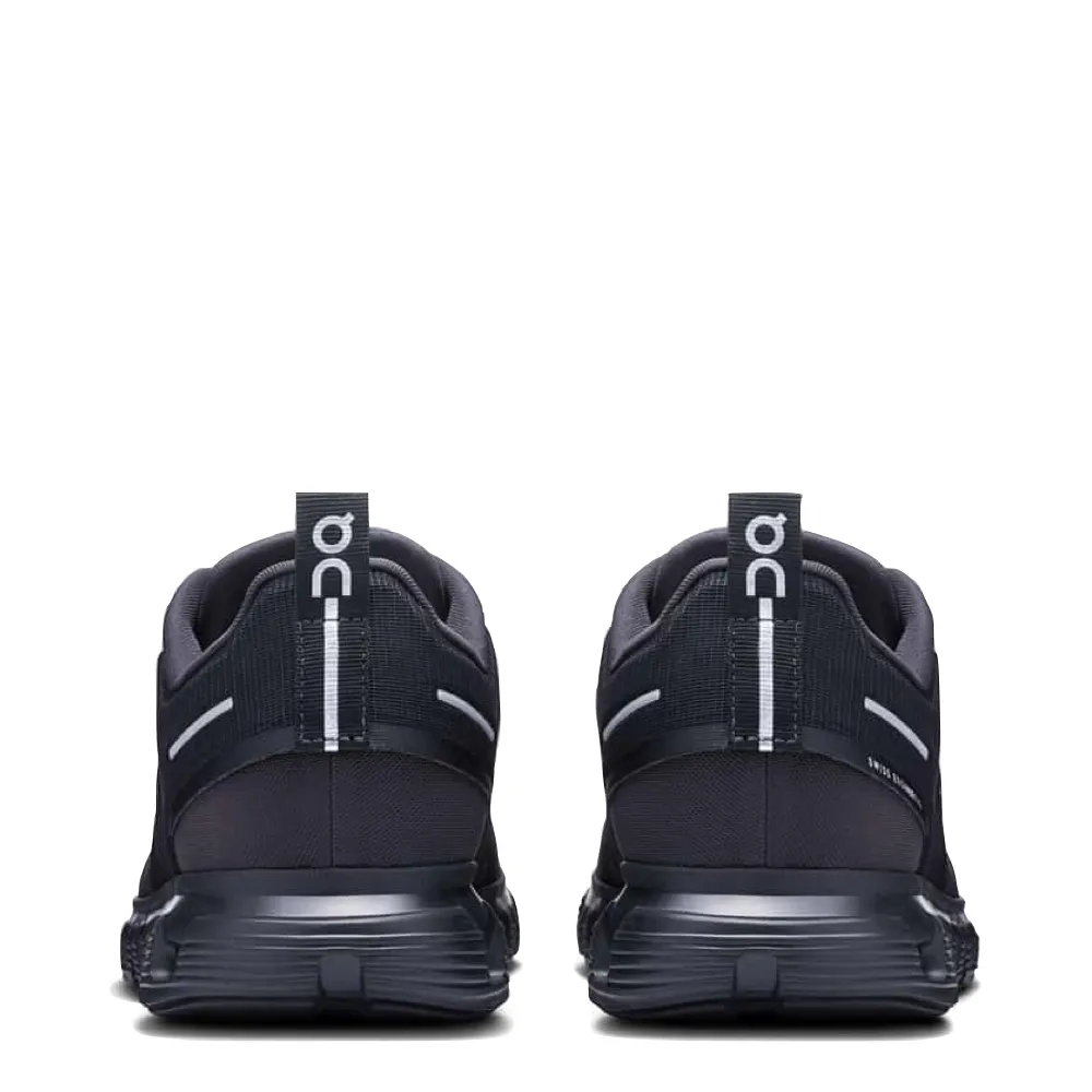 On Men's Cloud 6 wasserdichte Sneaker in Schwarz/Schwarz