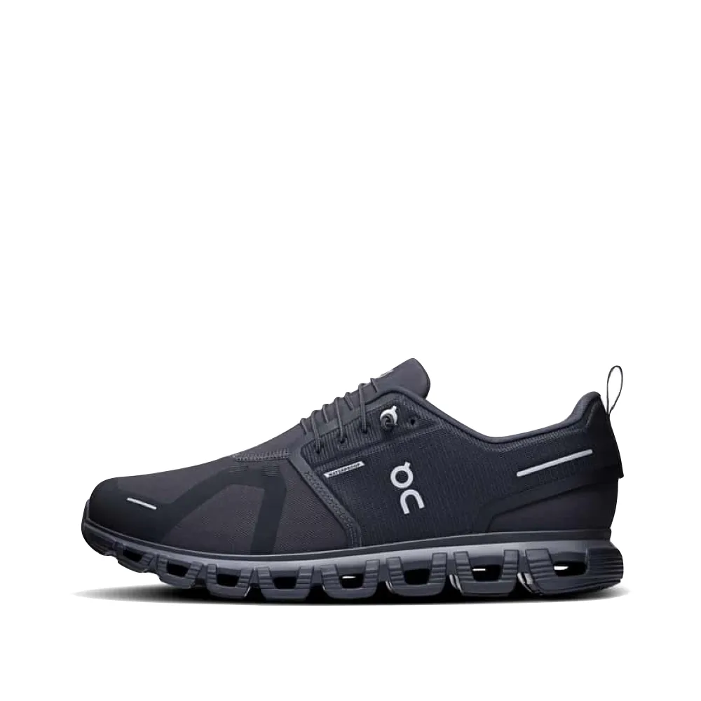 On Men's Cloud 6 wasserdichte Sneaker in Schwarz/Schwarz