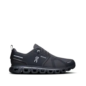 On Women's Cloud 6 wasserdichter Sneaker in Schwarz/Schwarz