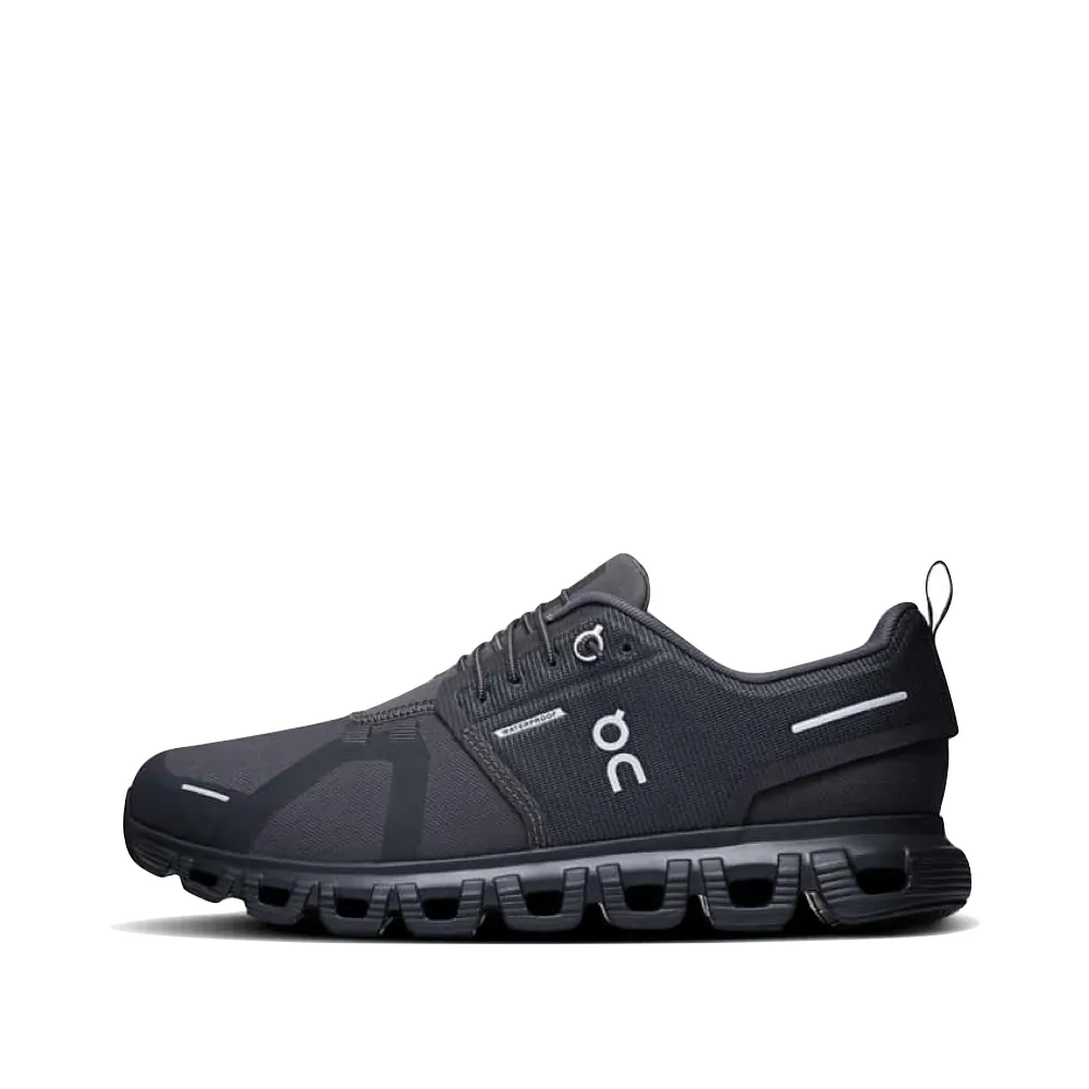 On Women's Cloud 6 wasserdichter Sneaker in Schwarz/Schwarz