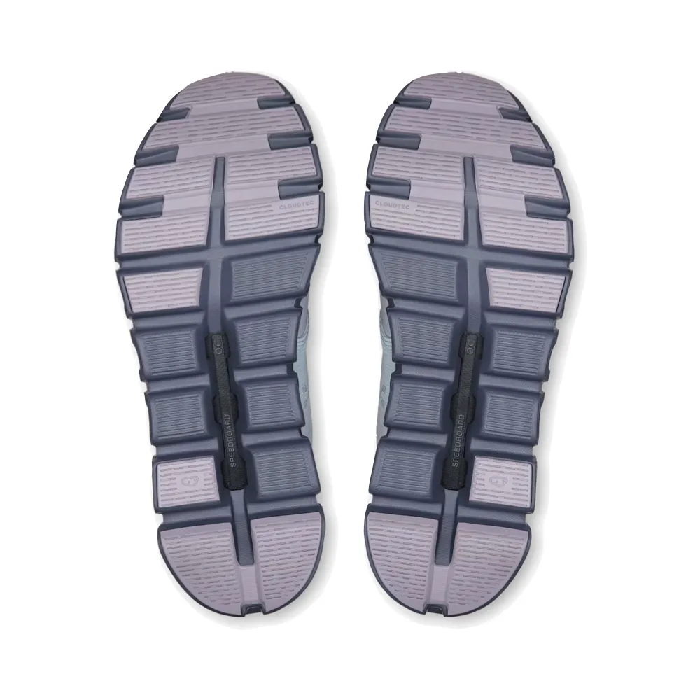 On Women's Cloud 6 wasserdichter Sneaker in Heather/Metallic