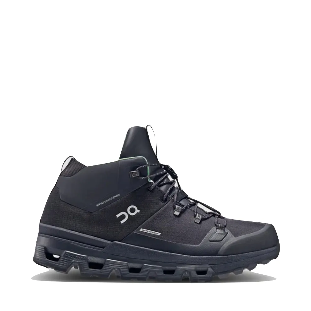 Über die Women's Cloudtrax wasserdichte Slip-On-Stiefel in Schwarz