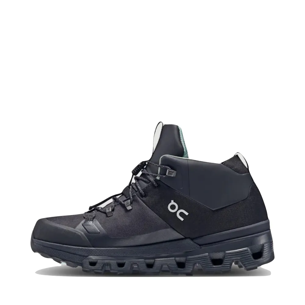 Über die Women's Cloudtrax wasserdichte Slip-On-Stiefel in Schwarz