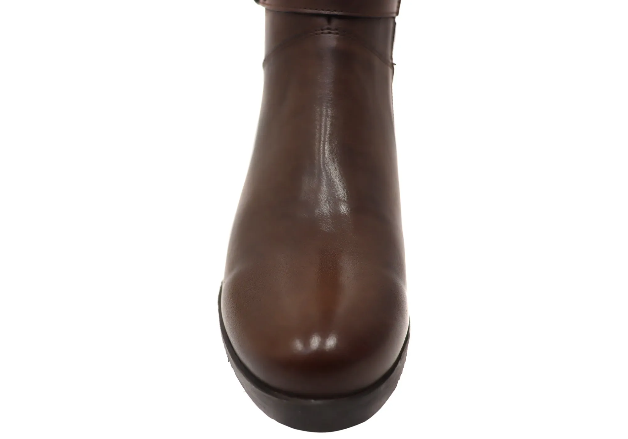 Orizonte Ballara Damen Europäische Bequeme Leder Stiefel Mittlere Wade Orizonte Schuhe
