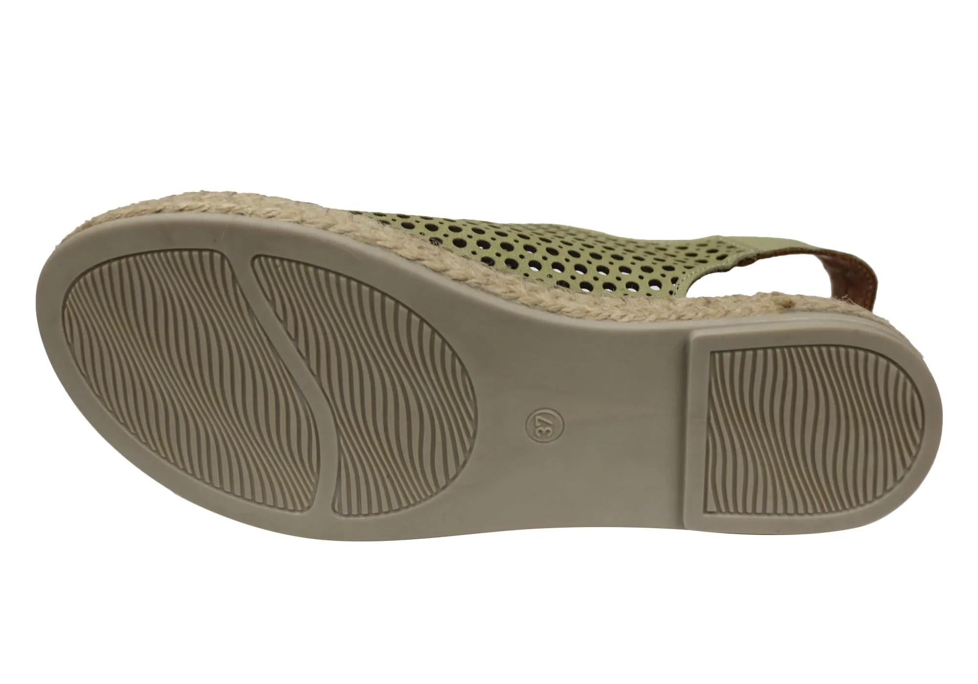 Orizonte Cove Damen Europäische Leder Bequeme Espadrille Sandalen Orizonte Schuhe