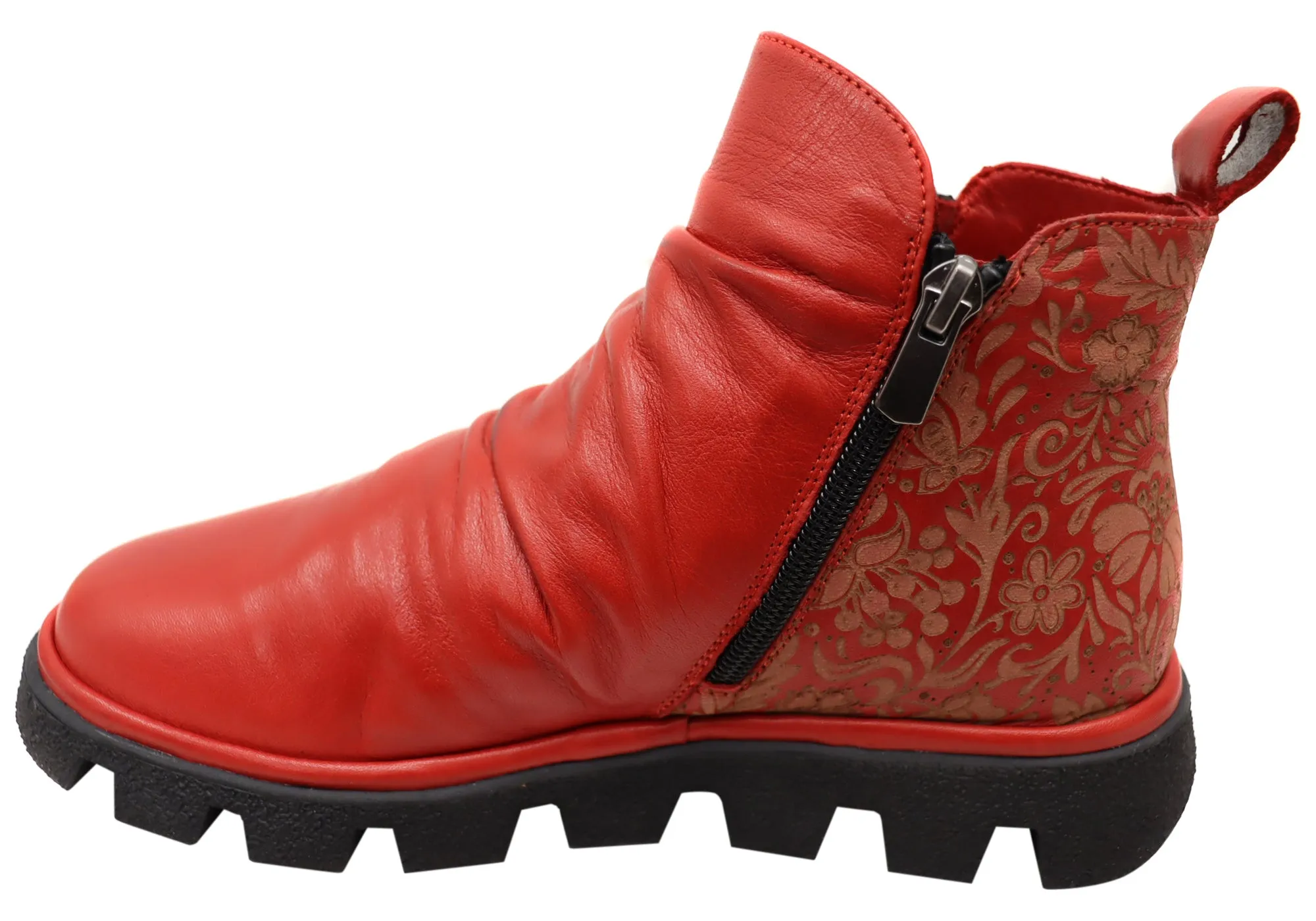 Orizonte Intrepid Damen Europäische Bequeme Leder Knöchelstiefel Orizonte Schuhe