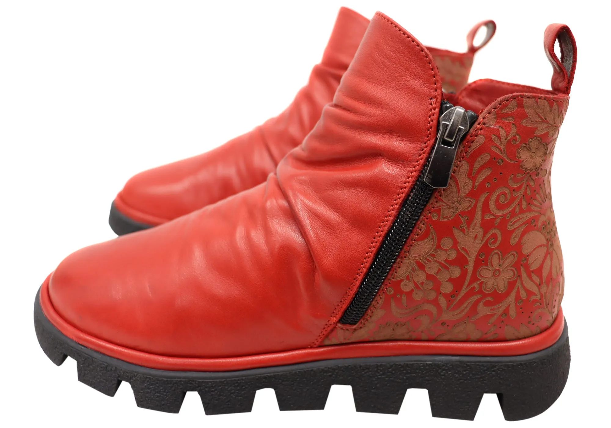 Orizonte Intrepid Damen Europäische Bequeme Leder Knöchelstiefel Orizonte Schuhe