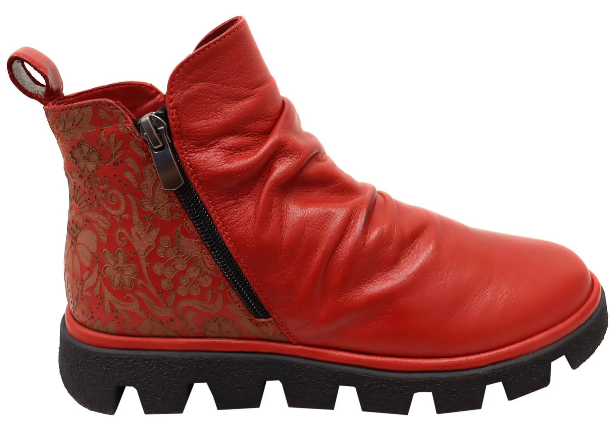 Orizonte Intrepid Damen Europäische Bequeme Leder Knöchelstiefel Orizonte Schuhe