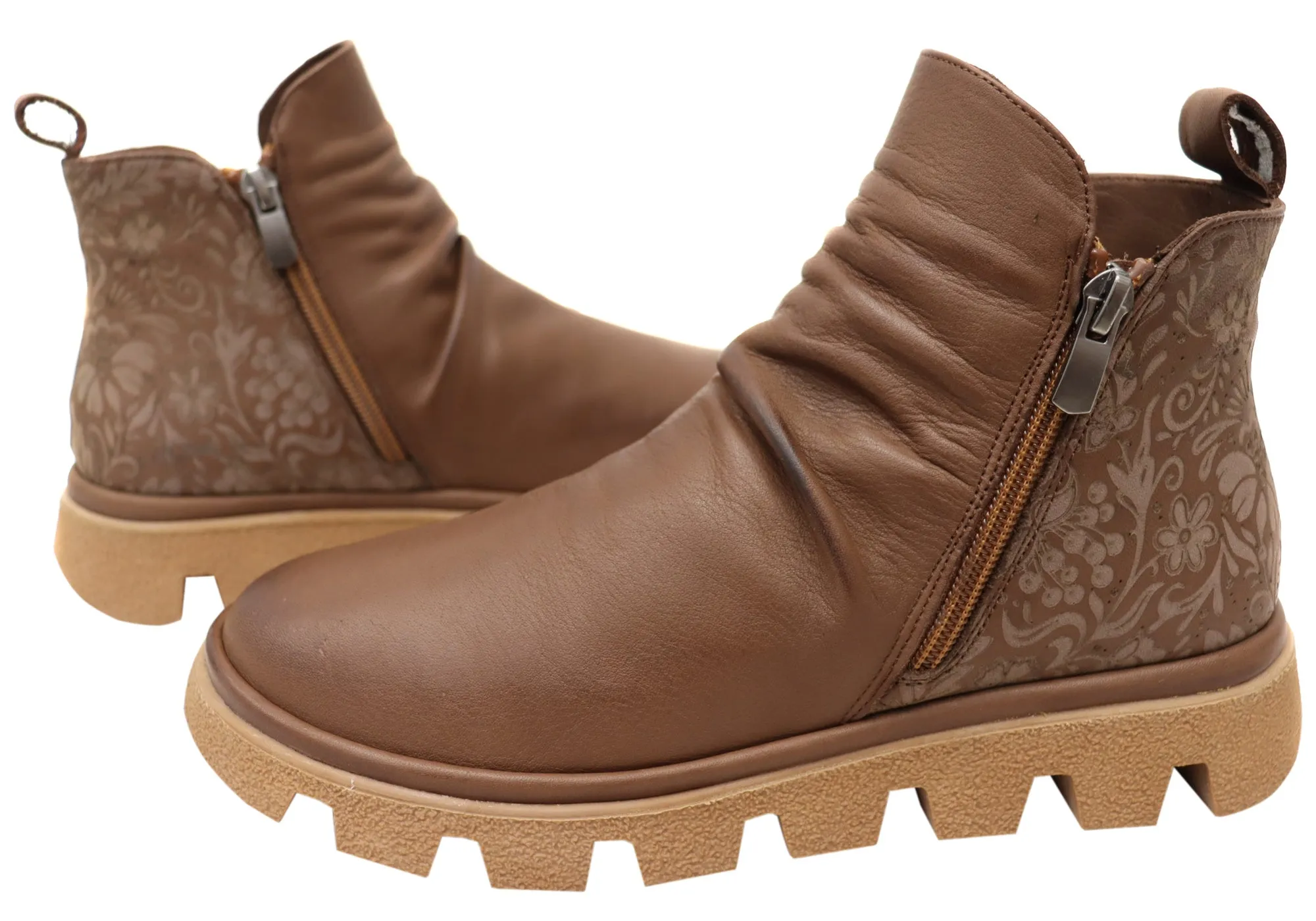 Orizonte Intrepid Damen Europäische Bequeme Leder Knöchelstiefel Orizonte Schuhe