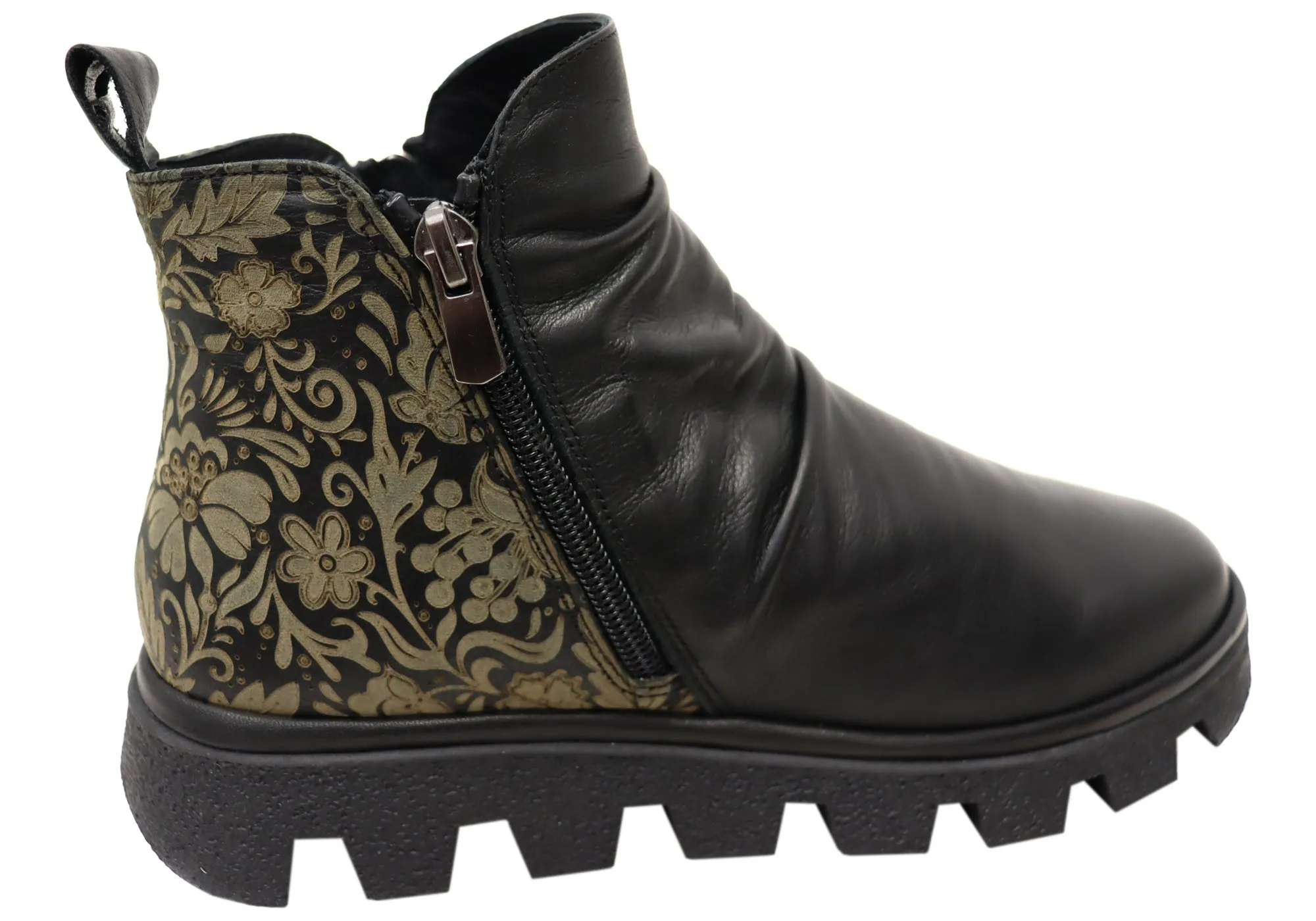 Orizonte Intrepid Damen Europäische Bequeme Leder Knöchelstiefel Orizonte Schuhe
