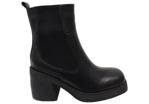 Orizonte Jacira Damen Europäische Bequeme Leder Knöchelstiefel Orizonte Schuhe