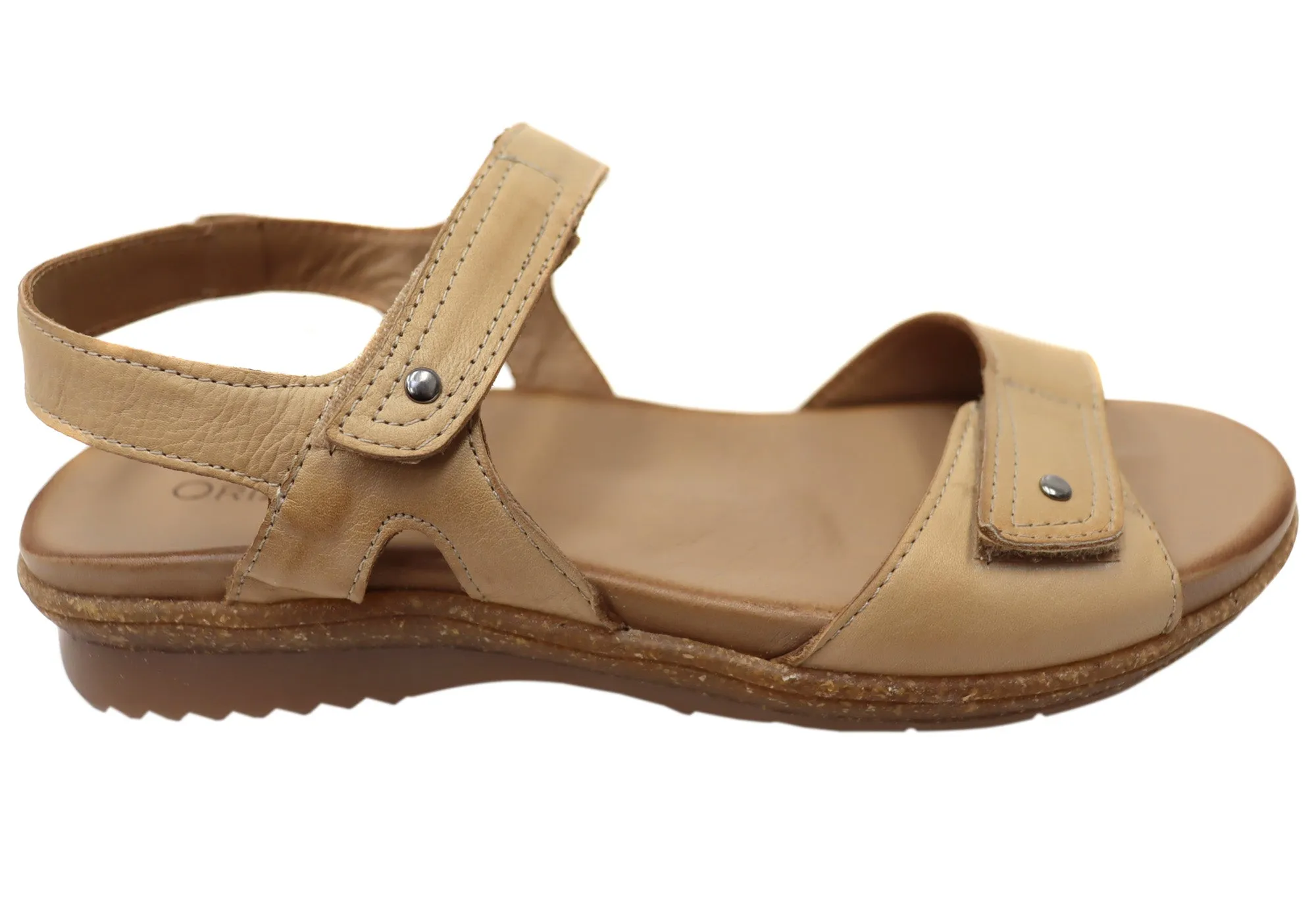 Orizonte Lorne Damen Bequeme Europäische Ledersandalen Orizonte Schuhe