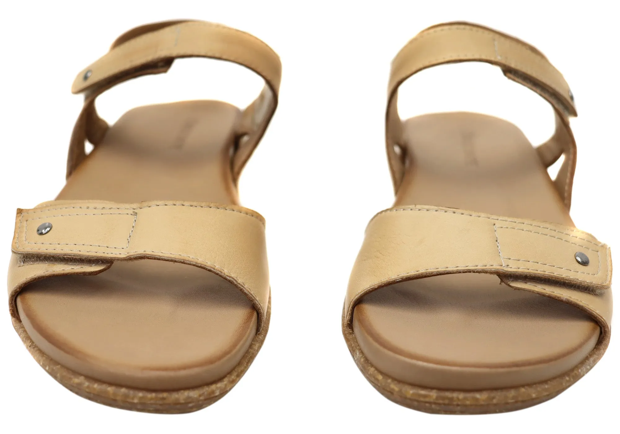 Orizonte Lorne Damen Bequeme Europäische Ledersandalen Orizonte Schuhe