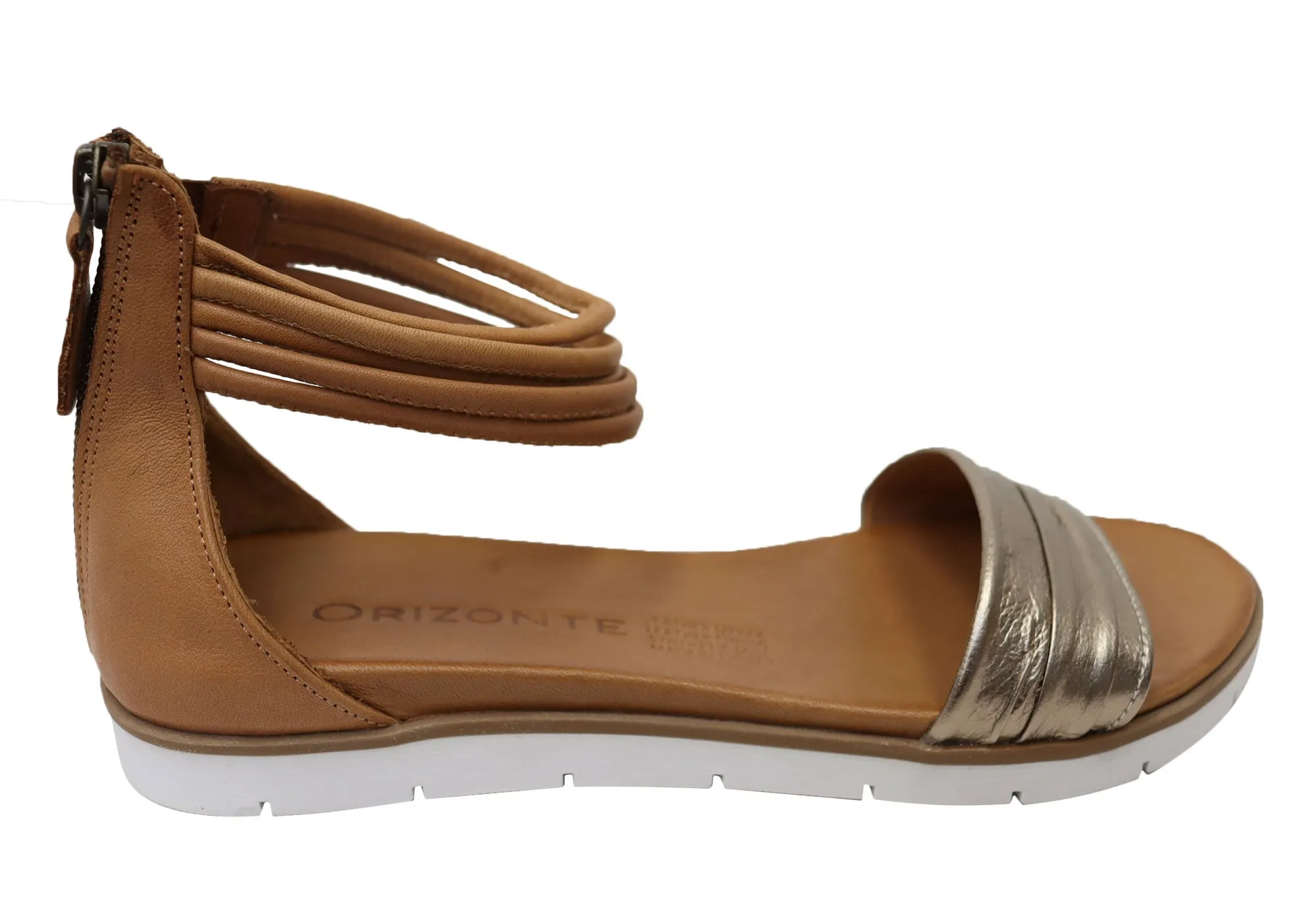 Orizonte Mischa Damen Bequeme Europäische Ledersandalen Orizonte Schuhe