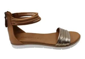 Orizonte Mischa Damen Bequeme Europäische Ledersandalen Orizonte Schuhe