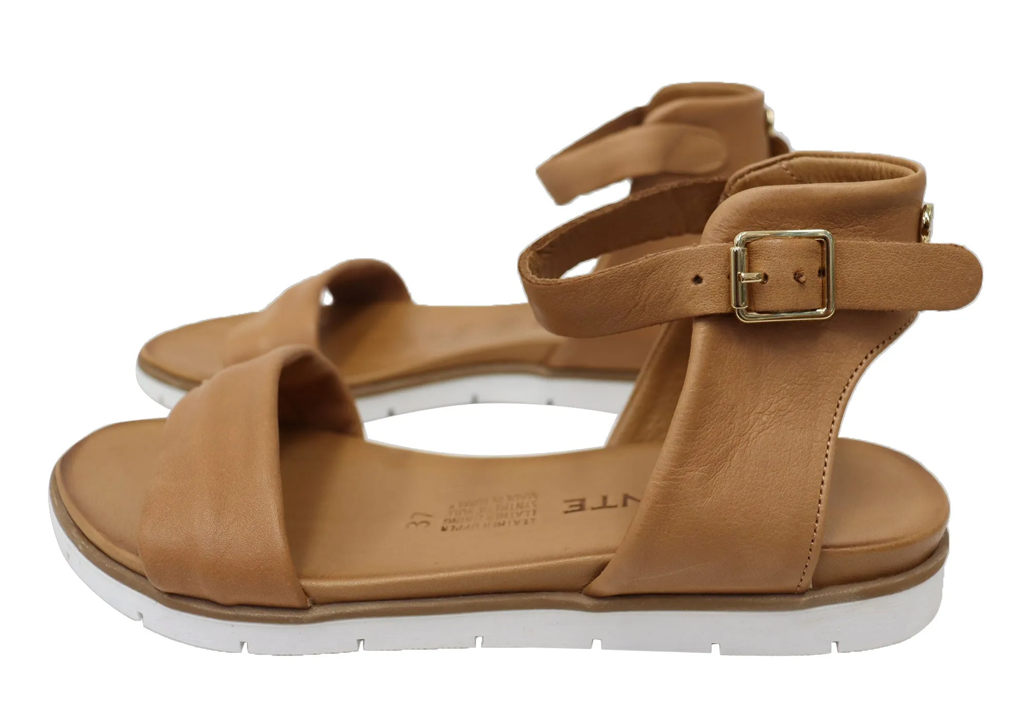 Orizonte Ramos Damen Bequeme Europäische Ledersandalen Orizonte Schuhe