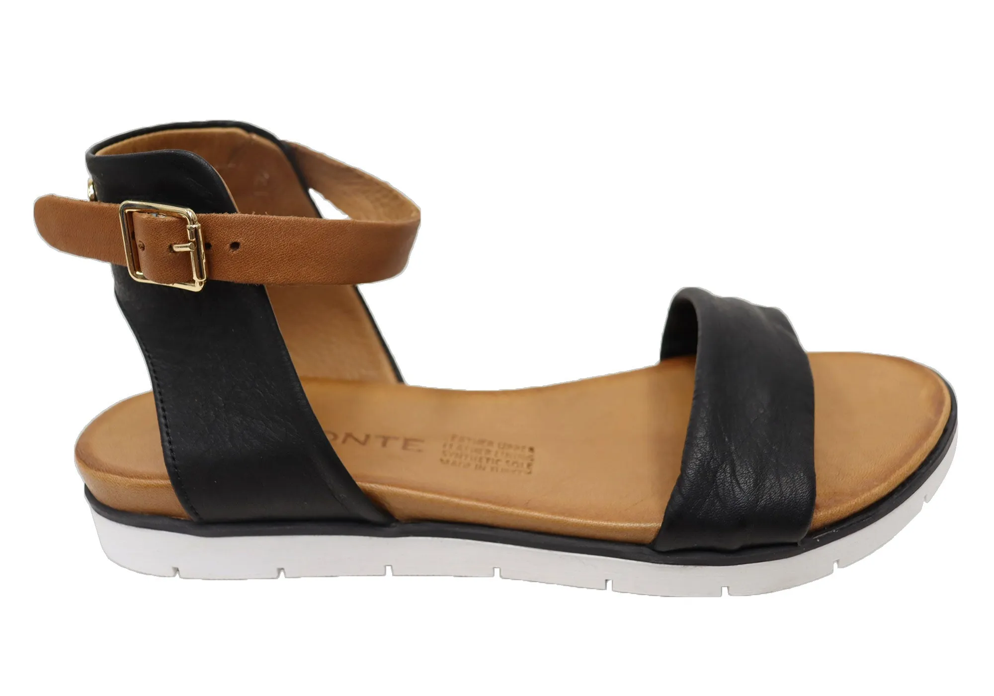 Orizonte Ramos Damen Bequeme Europäische Ledersandalen Orizonte Schuhe