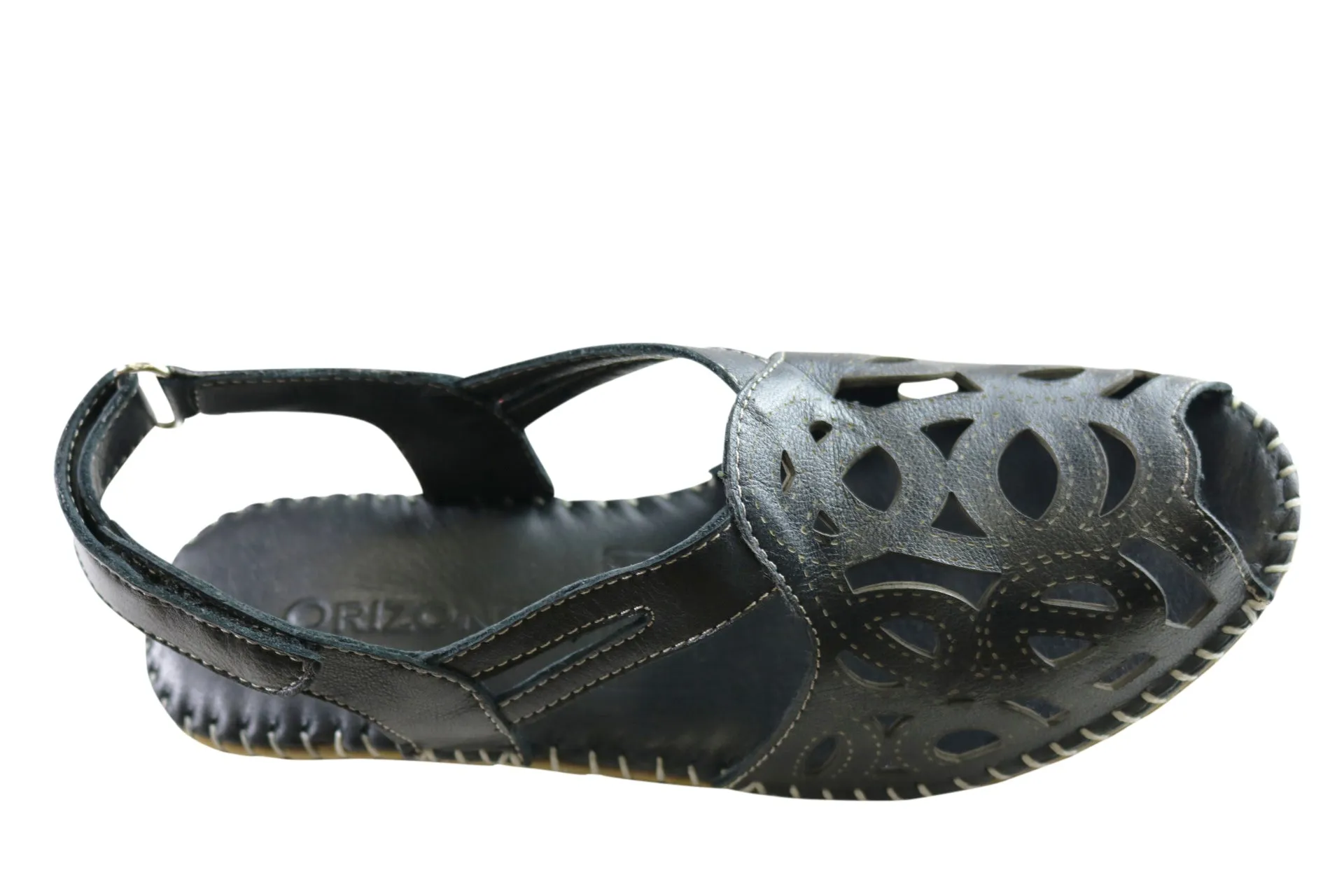 Orizonte Saxona Damen Europäische Weichleder Bequeme Sandalen Orizonte Schuhe