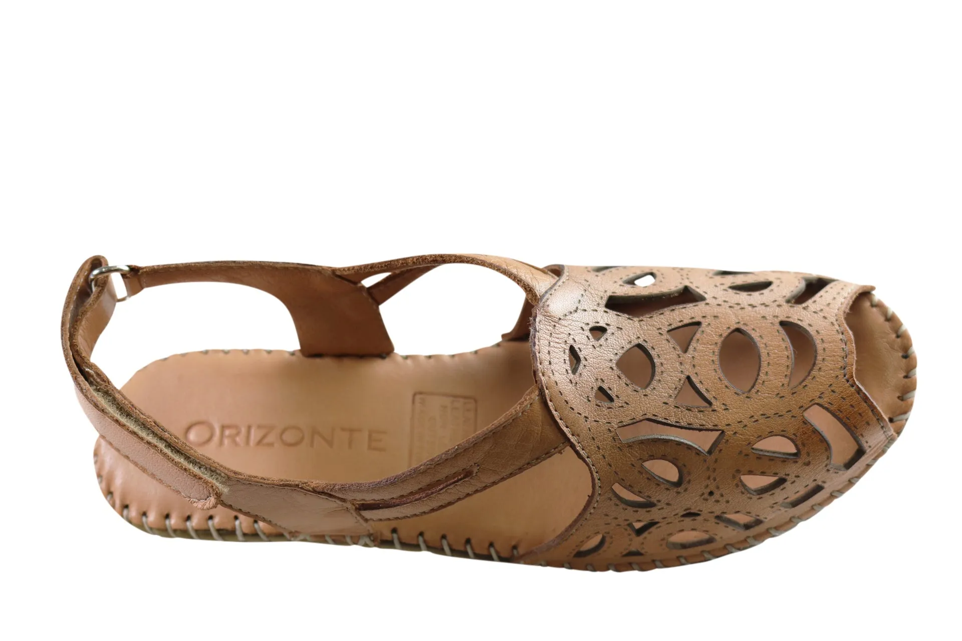 Orizonte Saxona Damen Europäische Weichleder Bequeme Sandalen Orizonte Schuhe