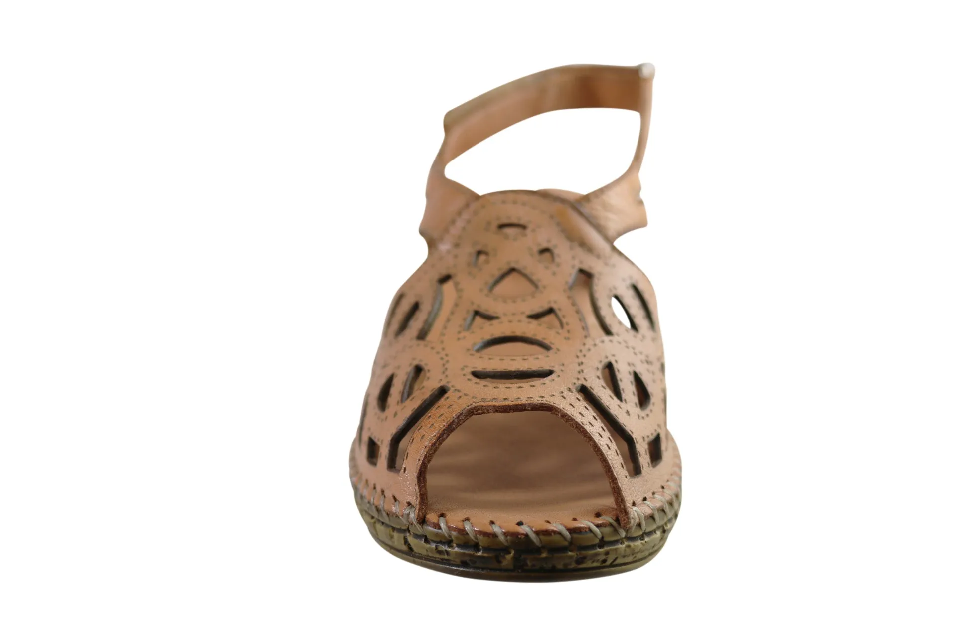 Orizonte Saxona Damen Europäische Weichleder Bequeme Sandalen Orizonte Schuhe