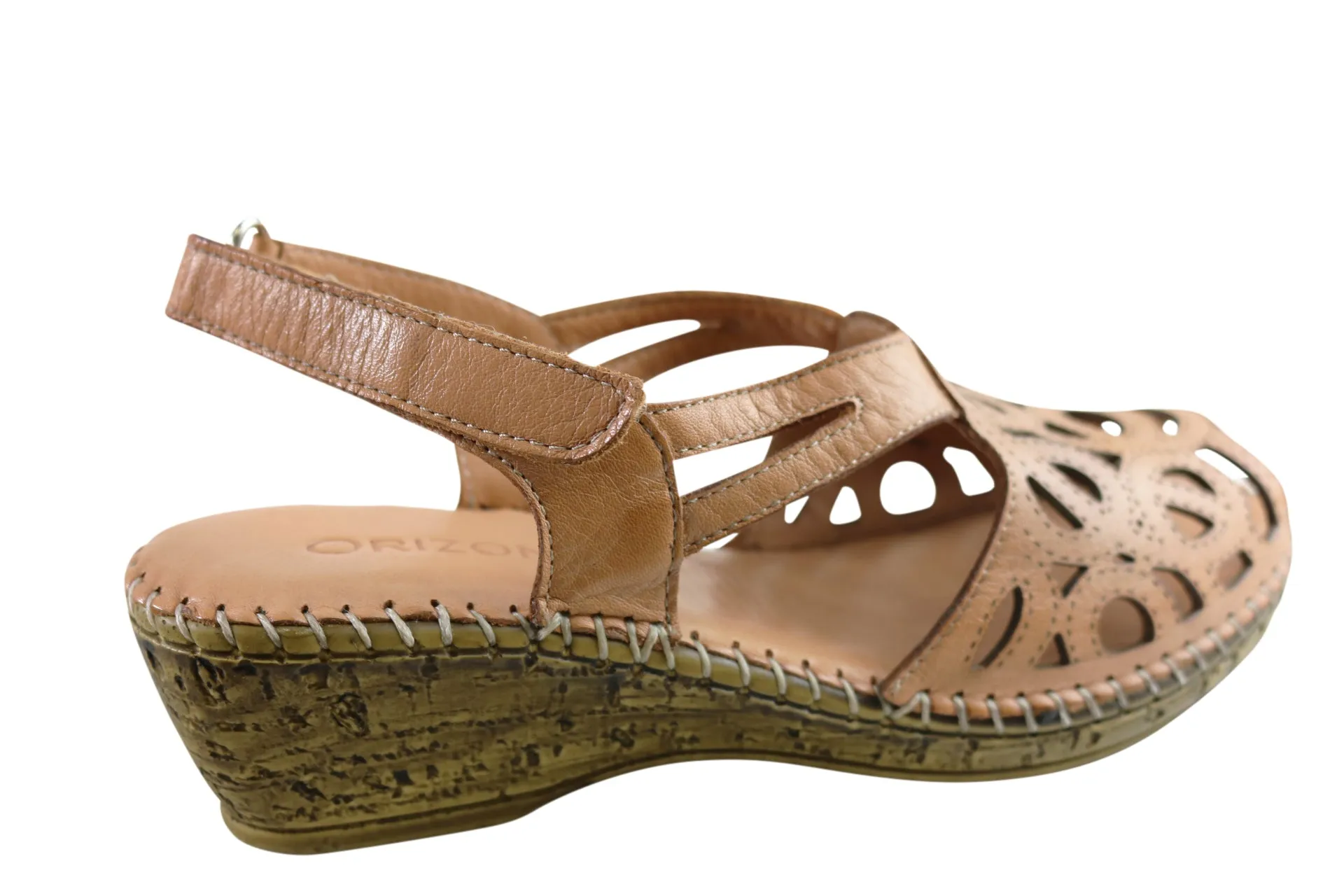 Orizonte Saxona Damen Europäische Weichleder Bequeme Sandalen Orizonte Schuhe