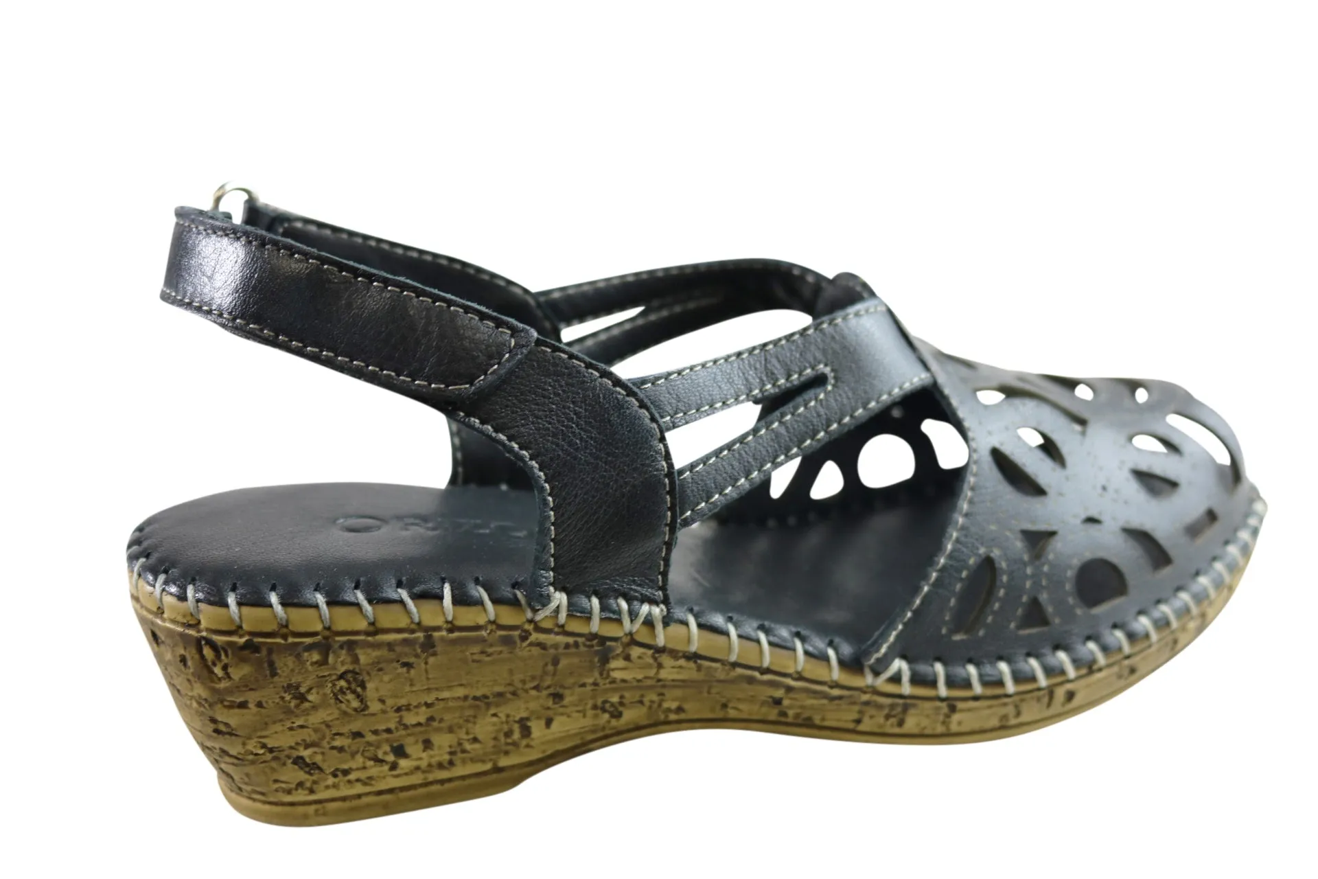 Orizonte Saxona Damen Europäische Weichleder Bequeme Sandalen Orizonte Schuhe