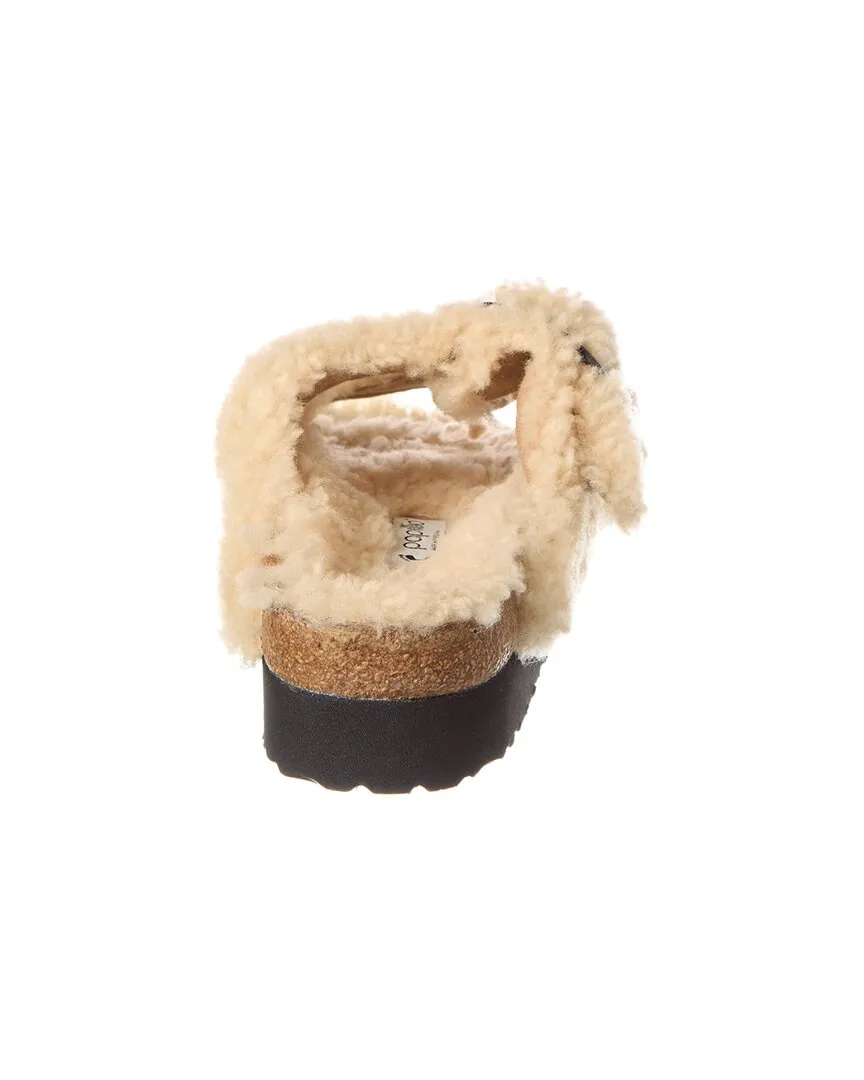 Papillio von Birkenstock Arizona Big Buckle Schmales Shearling Sandale