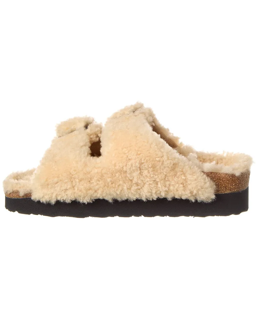 Papillio von Birkenstock Arizona Big Buckle Schmales Shearling Sandale