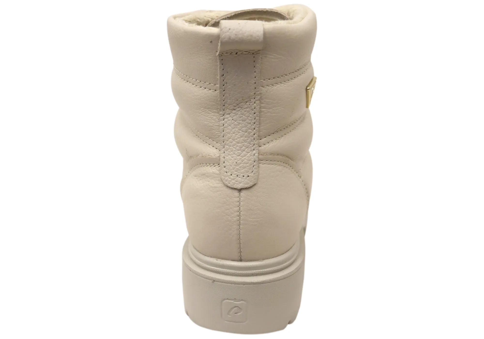 Pegada Continue Damen Brasilianische Leder Plateau-Stiefeletten Pegada Schuhe