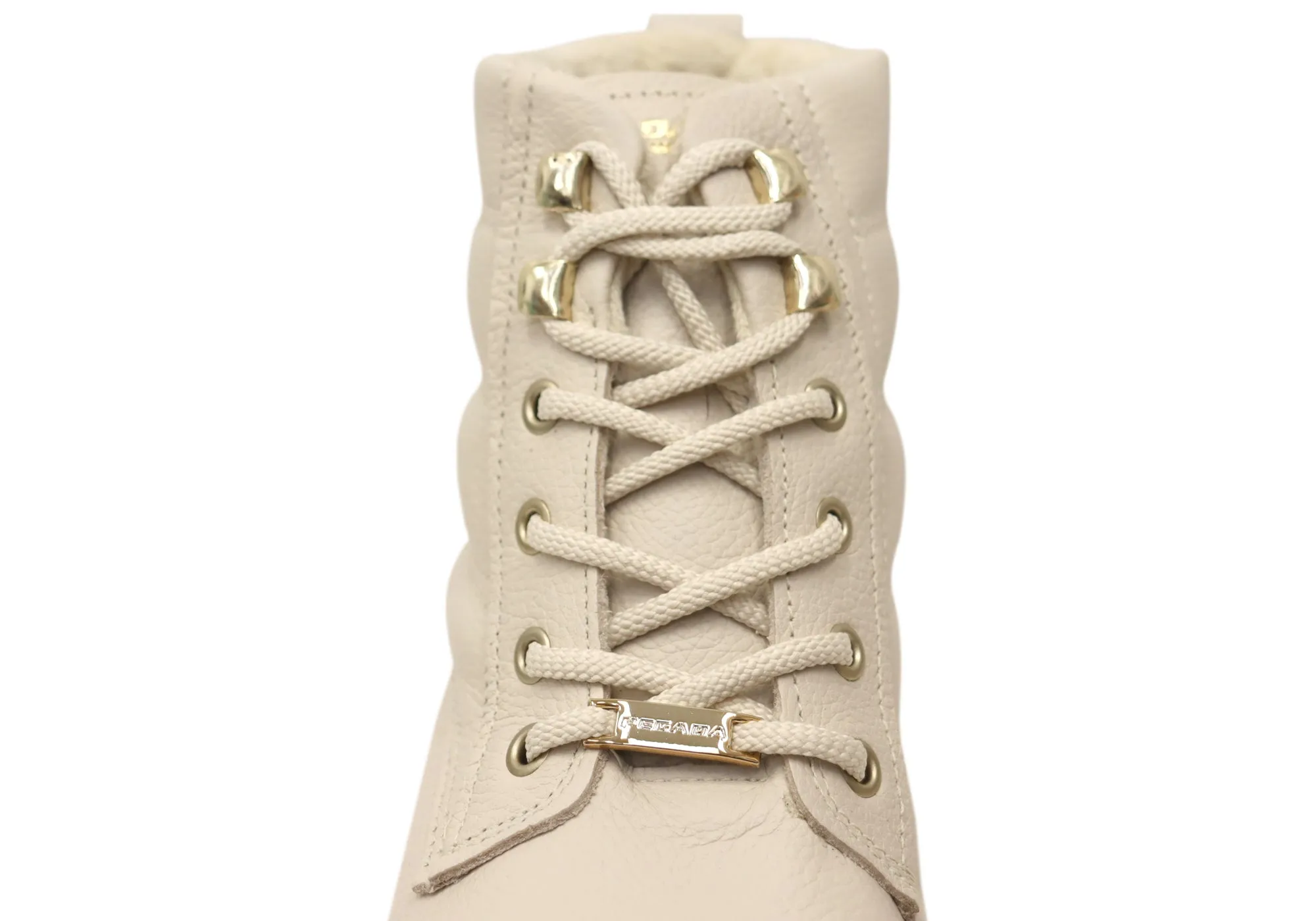 Pegada Continue Damen Brasilianische Leder Plateau-Stiefeletten Pegada Schuhe
