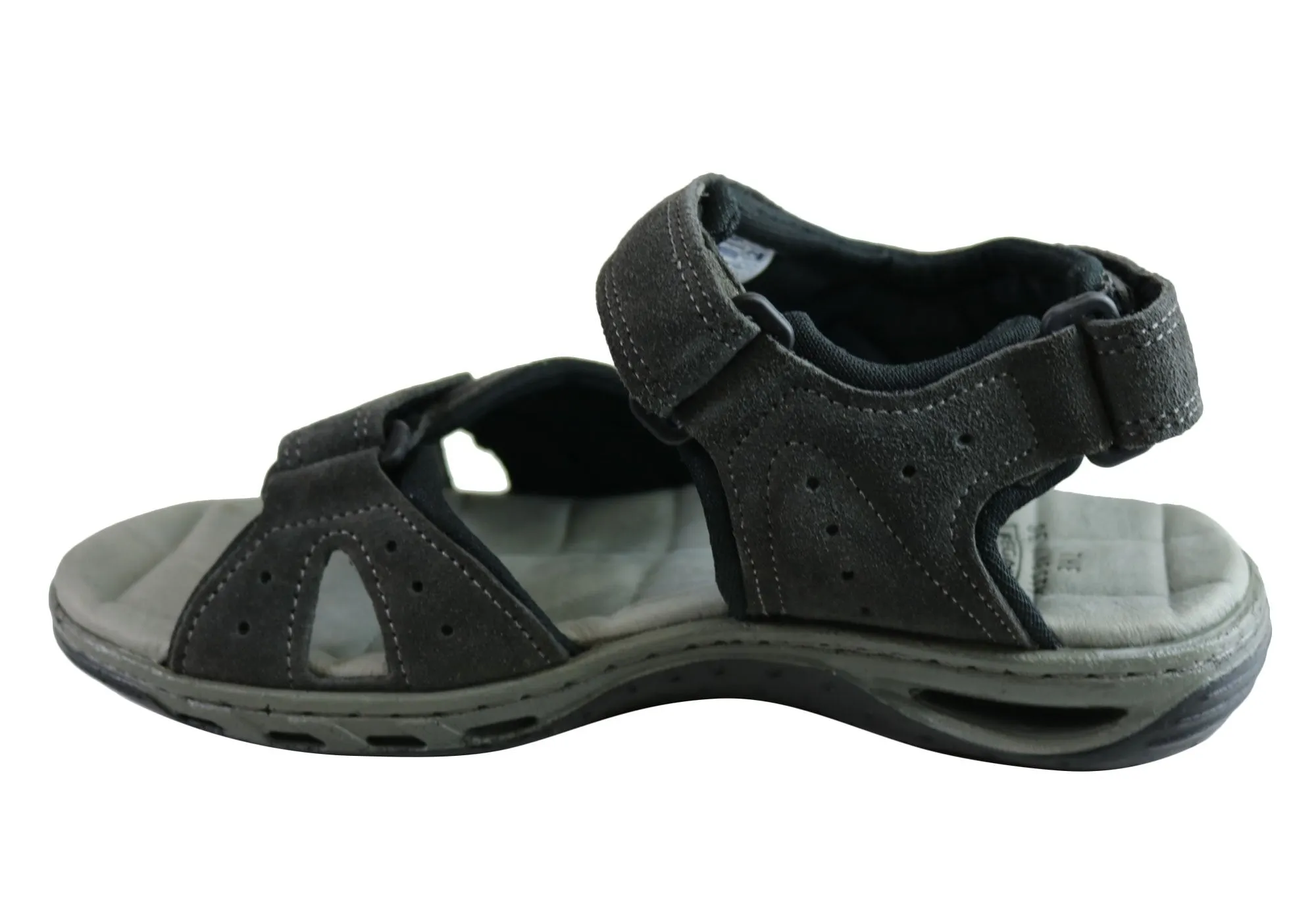 Pegada Jarrod Herren Leder Sandalen mit Komfortpolsterung Hergestellt in Brasilien Pegada Schuhe