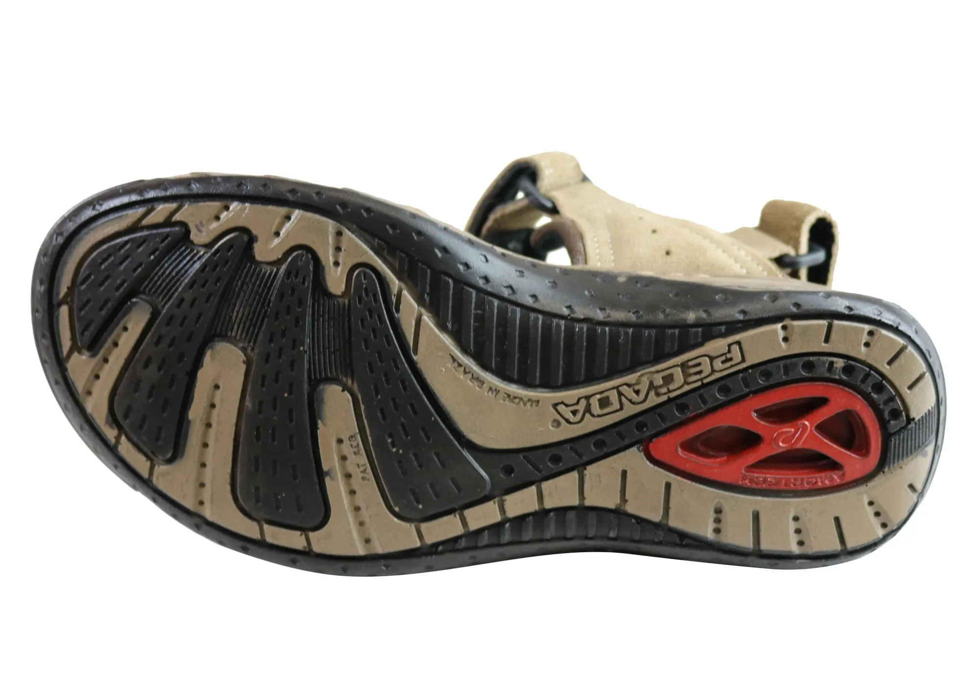 Pegada Jarrod Herren Leder Sandalen mit Komfortpolsterung Hergestellt in Brasilien Pegada Schuhe