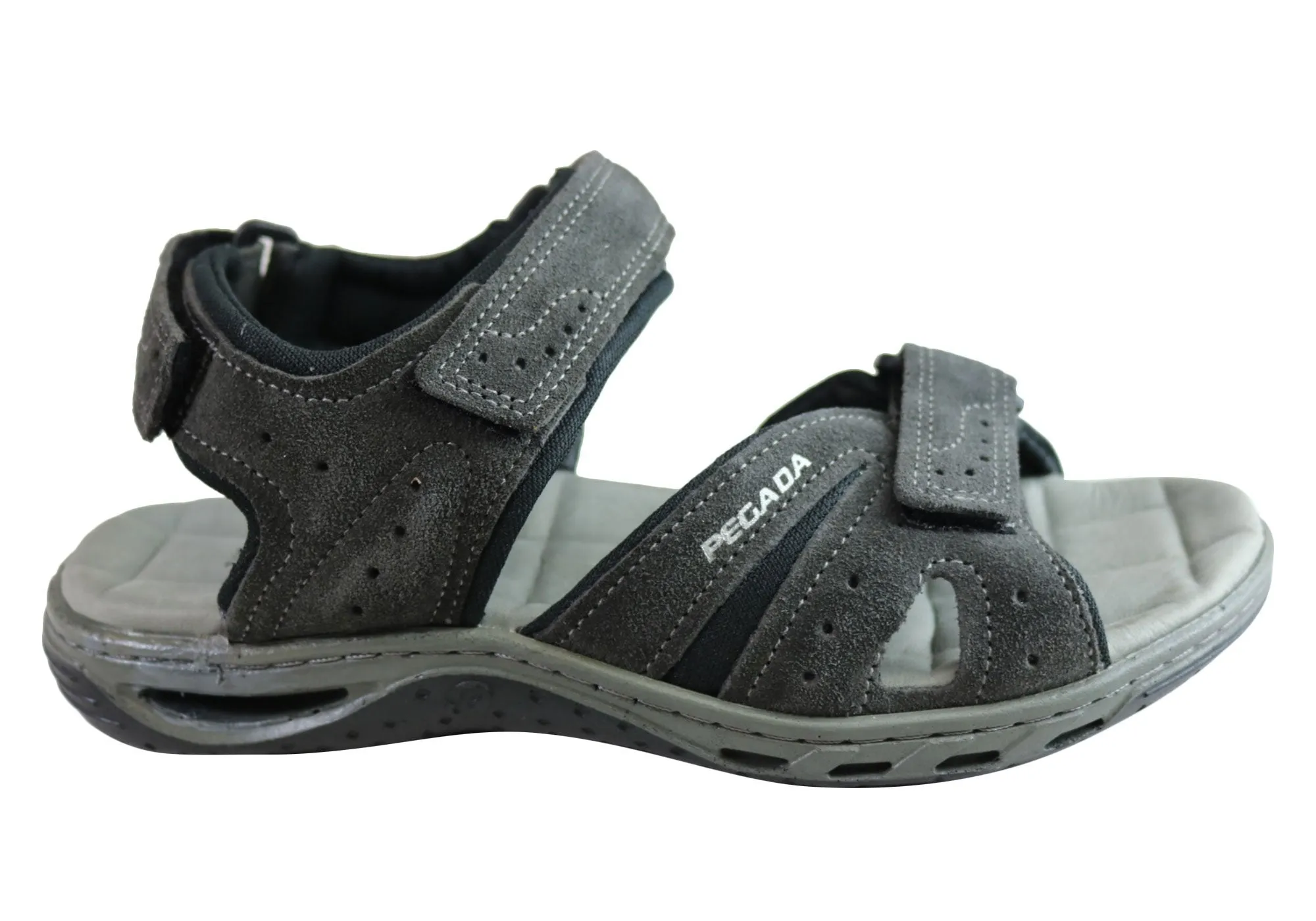 Pegada Jarrod Herren Leder Sandalen mit Komfortpolsterung Hergestellt in Brasilien Pegada Schuhe