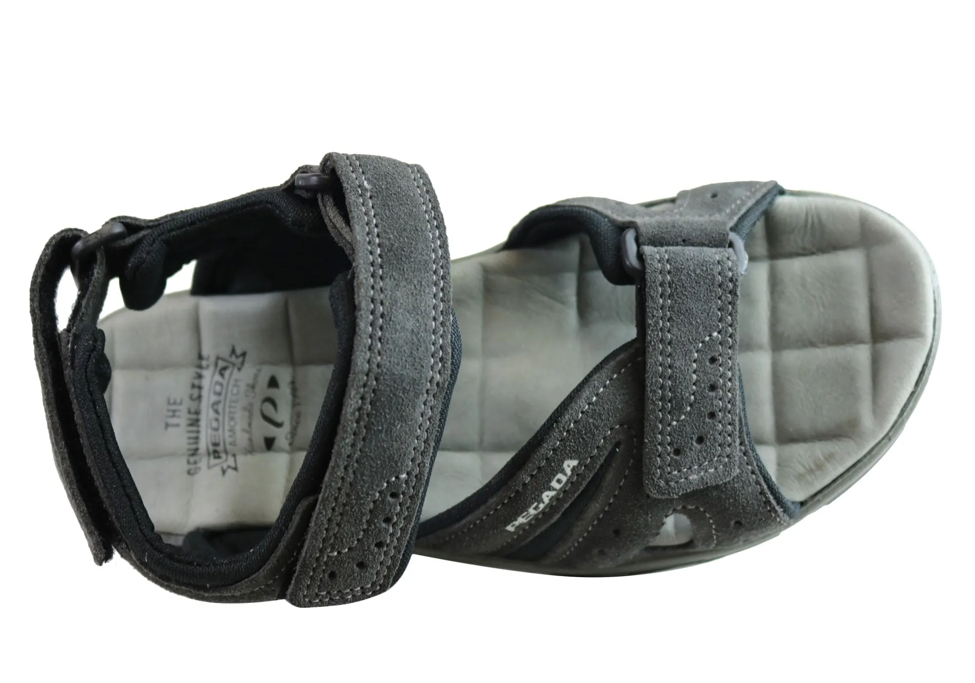 Pegada Jarrod Herren Leder Sandalen mit Komfortpolsterung Hergestellt in Brasilien Pegada Schuhe
