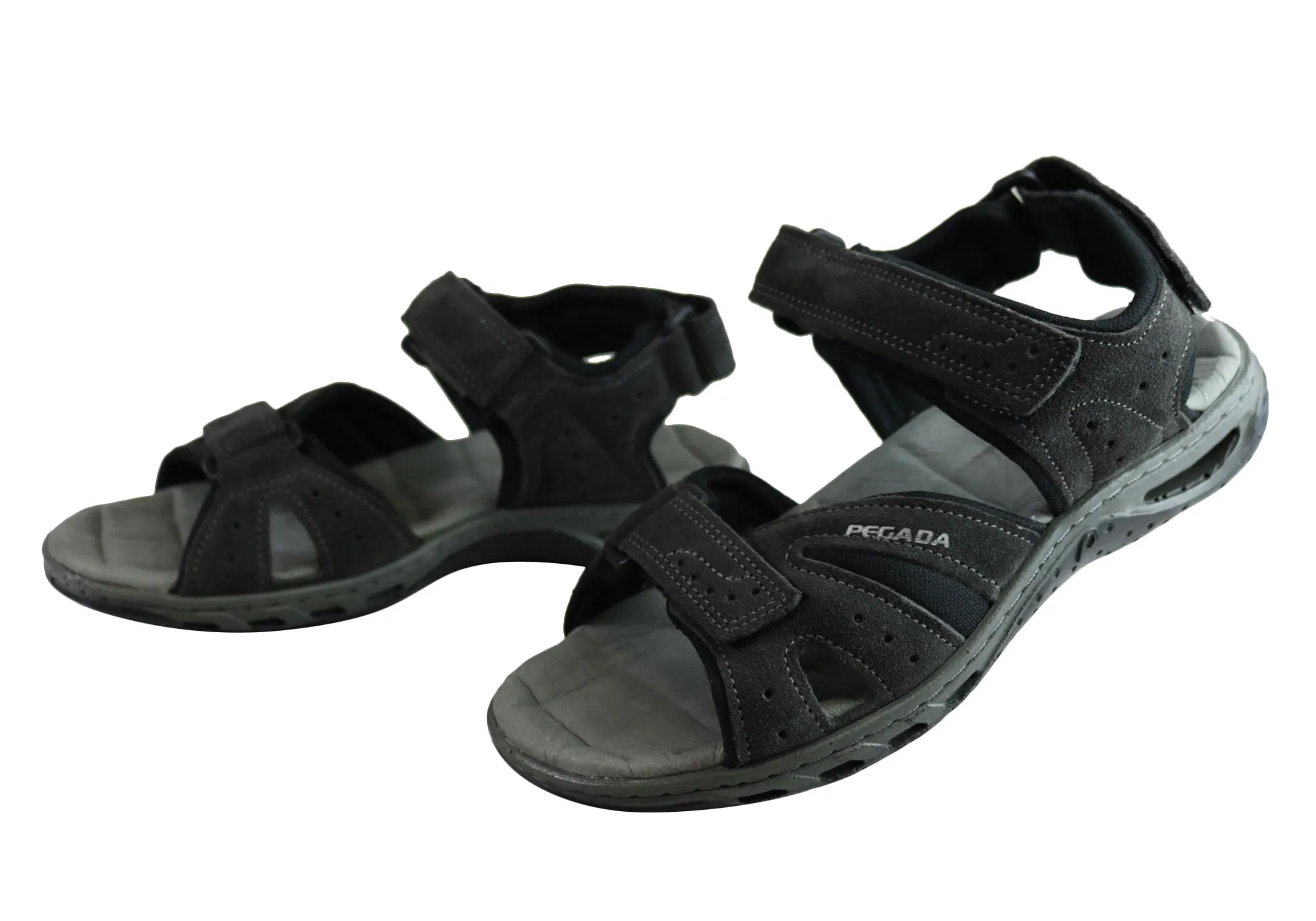 Pegada Jarrod Herren Leder Sandalen mit Komfortpolsterung Hergestellt in Brasilien Pegada Schuhe