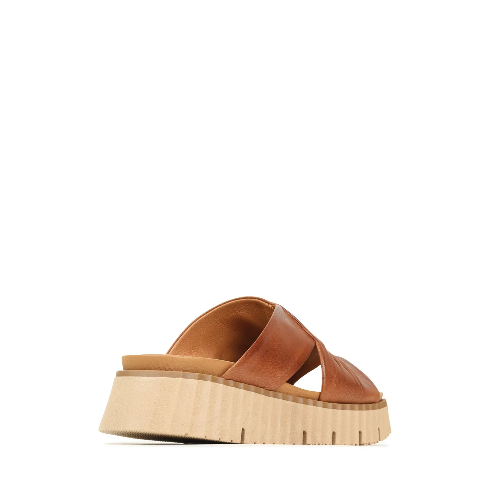 PELA LEDER-SLIDES SANDALEN