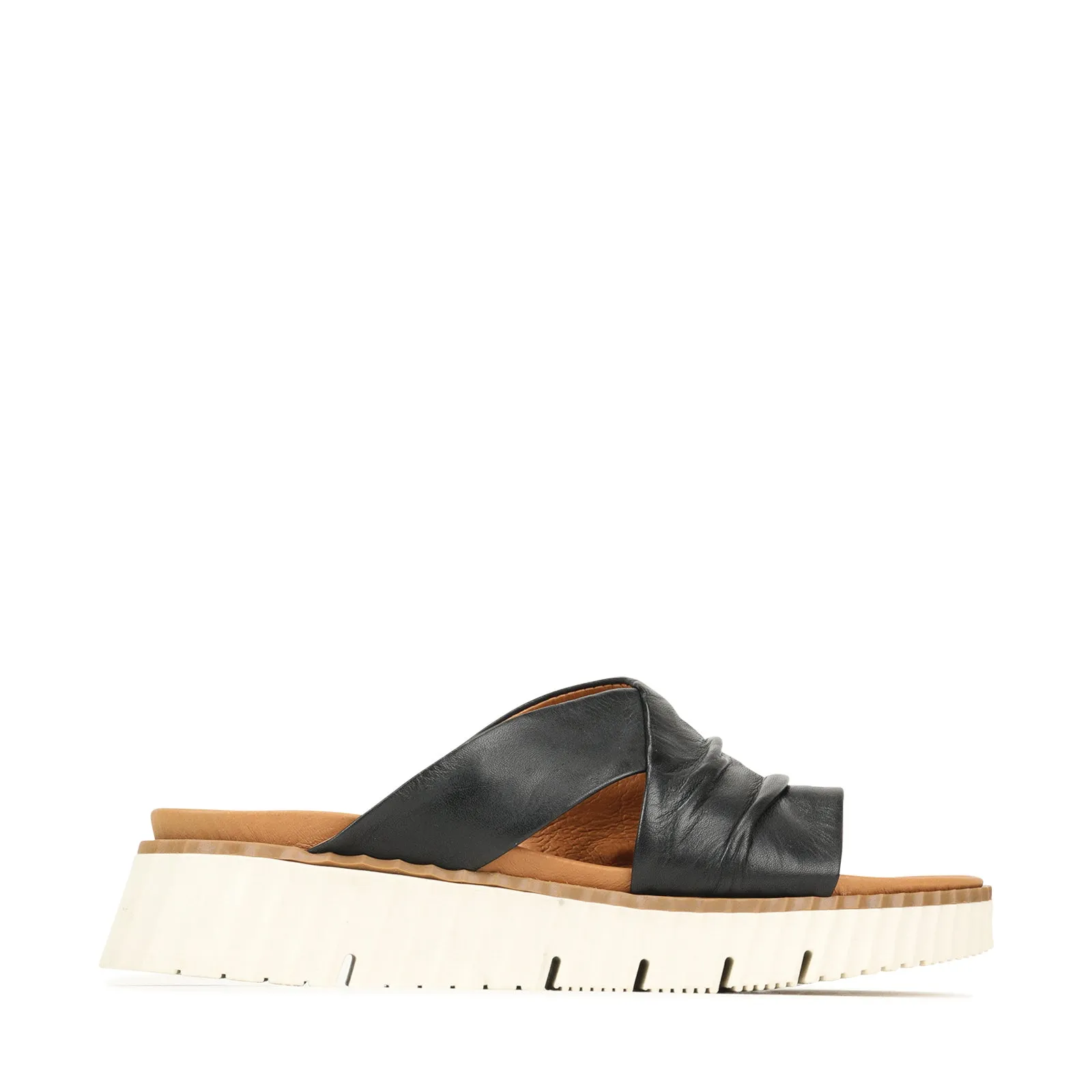 PELA LEDER-SLIDES SANDALEN