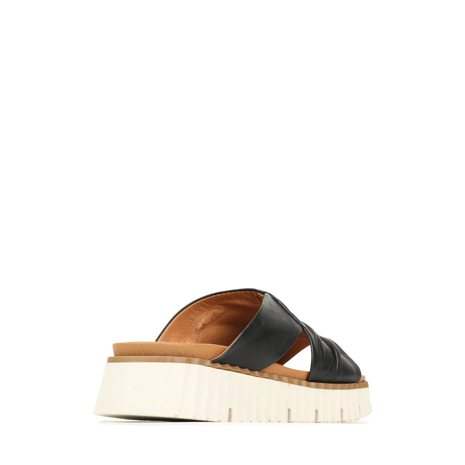 PELA LEDER-SLIDES SANDALEN