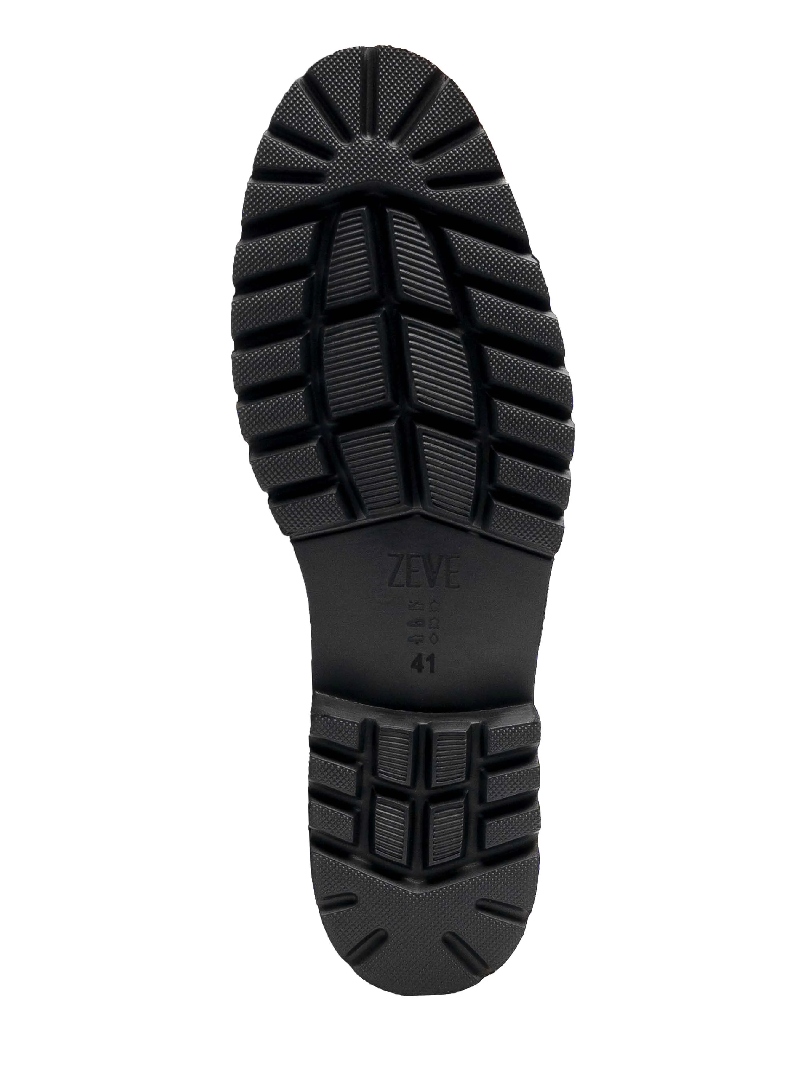 Penny Loafer - Schwarzes Leder (Eva Combat)