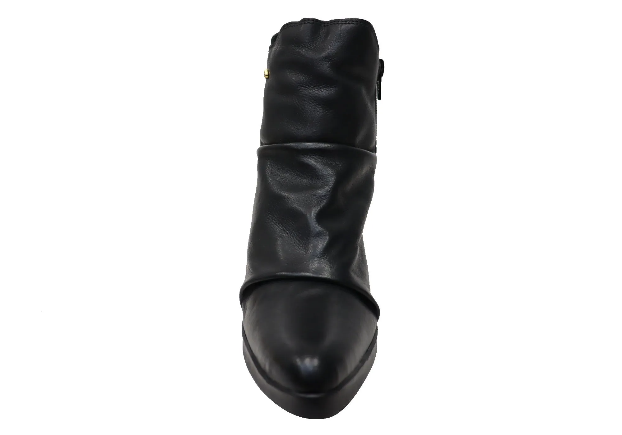 Perlatto Hilton Damen Bequeme Leder-Knöchelstiefel Hergestellt in Brasilien Perlatto Schuhe