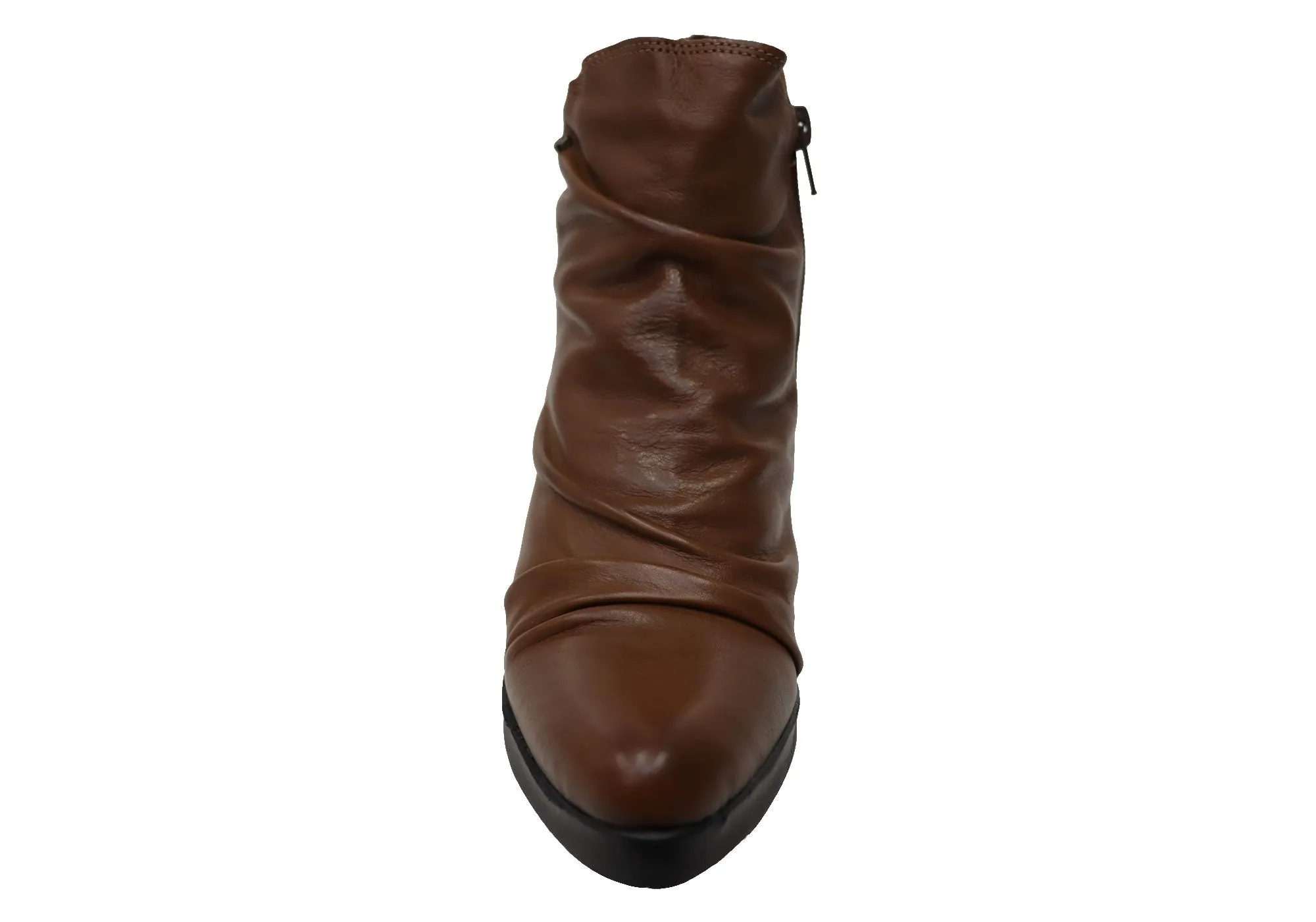 Perlatto Hilton Damen Bequeme Leder-Knöchelstiefel Hergestellt in Brasilien Perlatto Schuhe