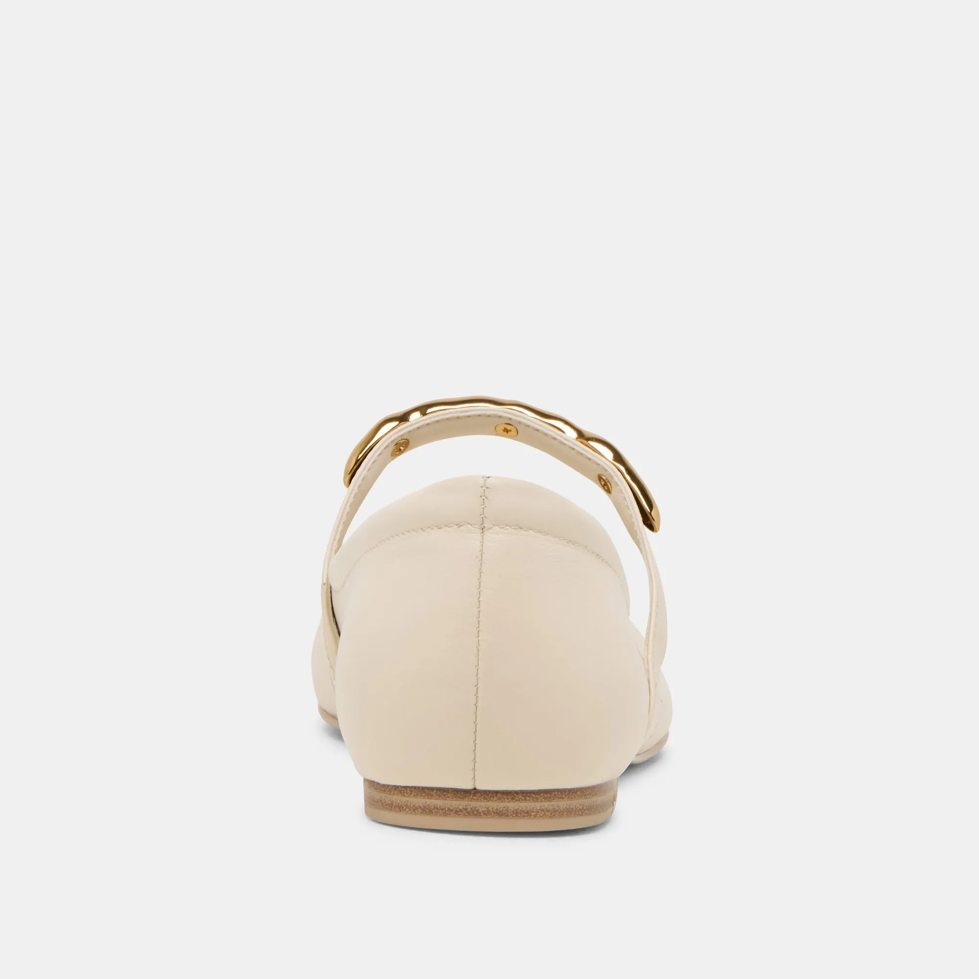 RADYA BALLETTFLATS CREME LEDER