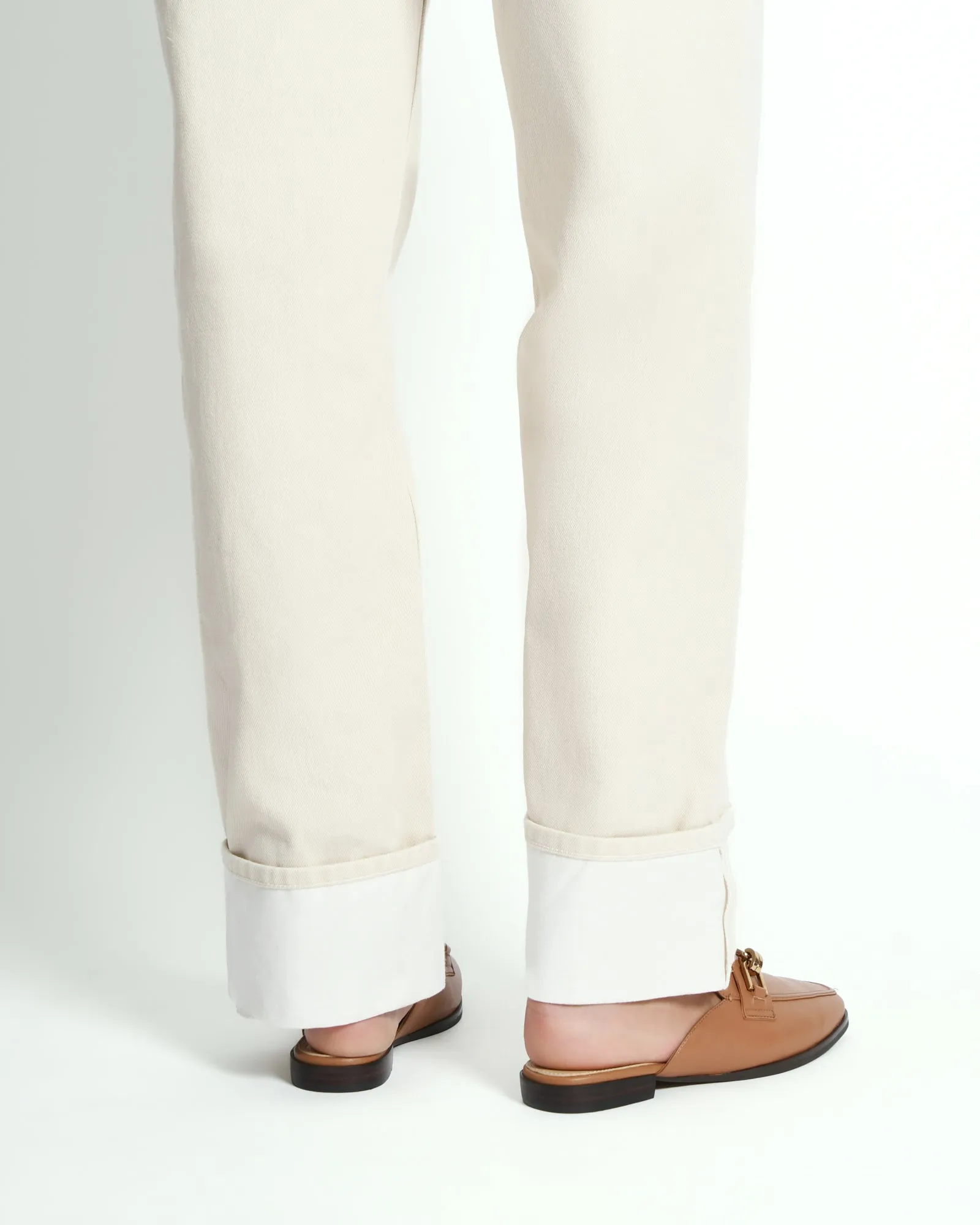 REIGN LOAFERS ECHTES BRAUNES LEDER