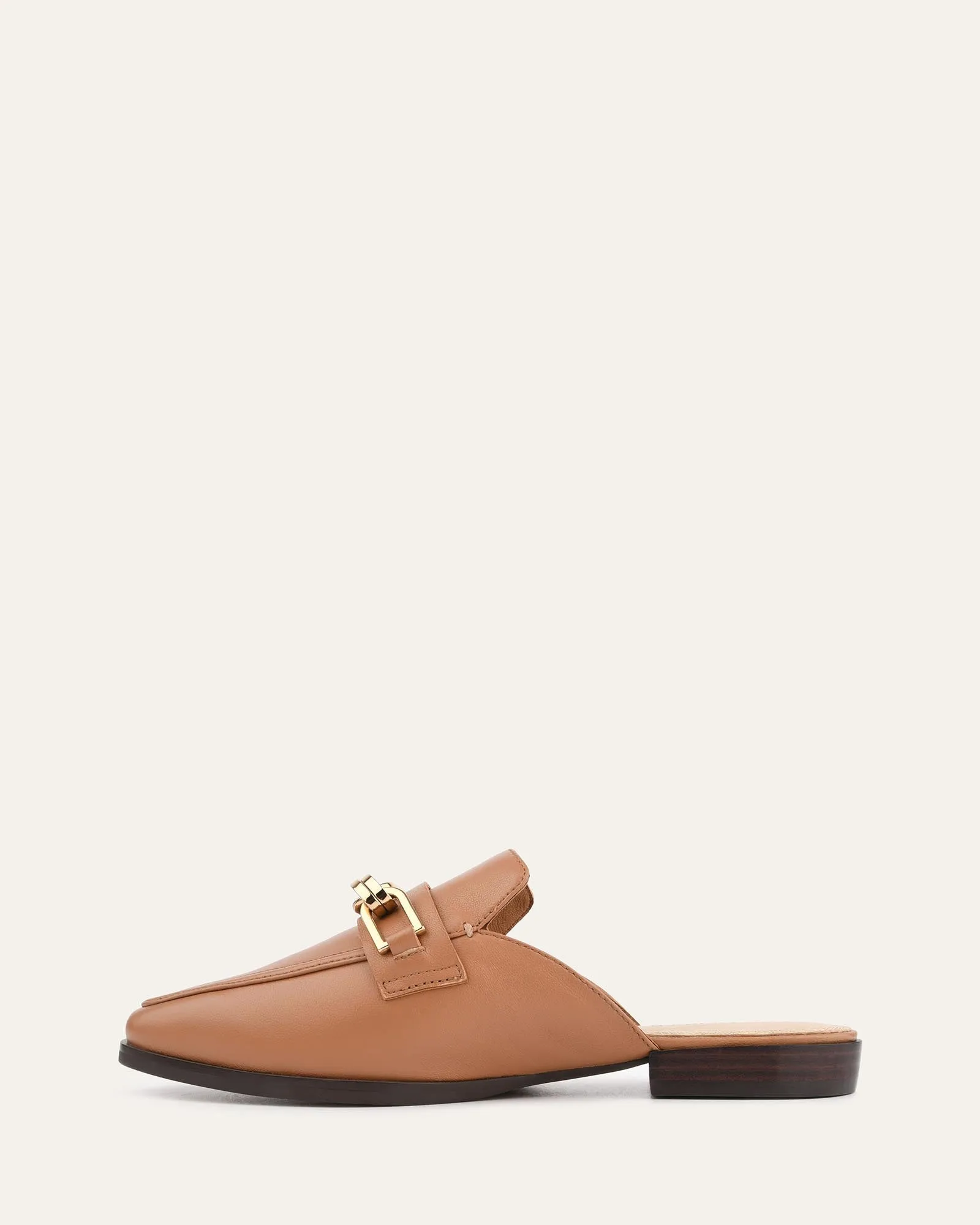 REIGN LOAFERS ECHTES BRAUNES LEDER