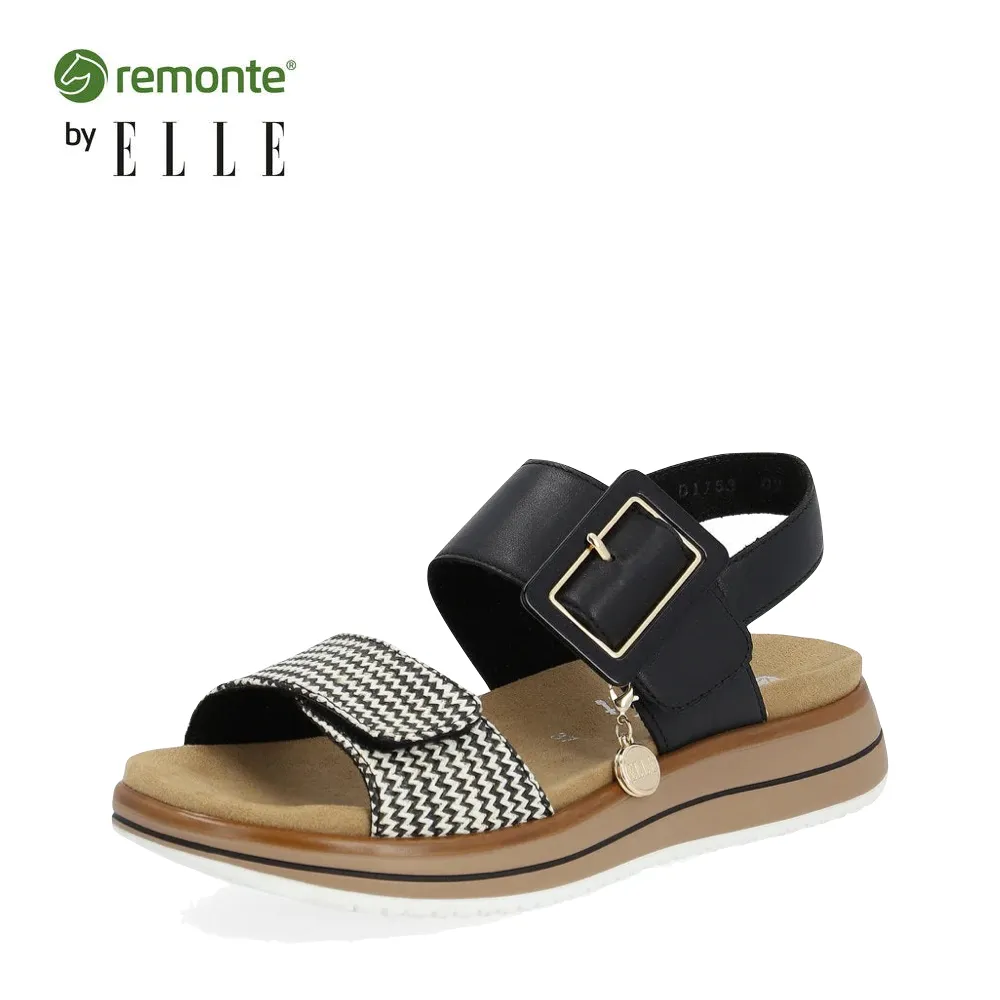 Remote Damen Jocelyn 53 Sandale in Schwarz Multi