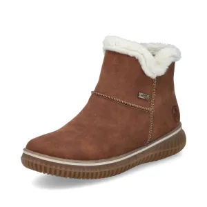 Rieker Schuhe 74260-25 Brandy Seitlicher Reißverschluss RTex