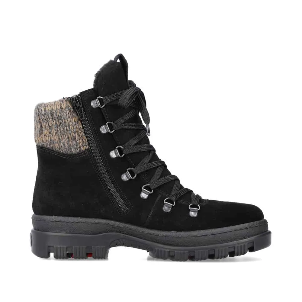 Rieker Schuhe X8200-00 Stiefel in Schwarz/Grafit