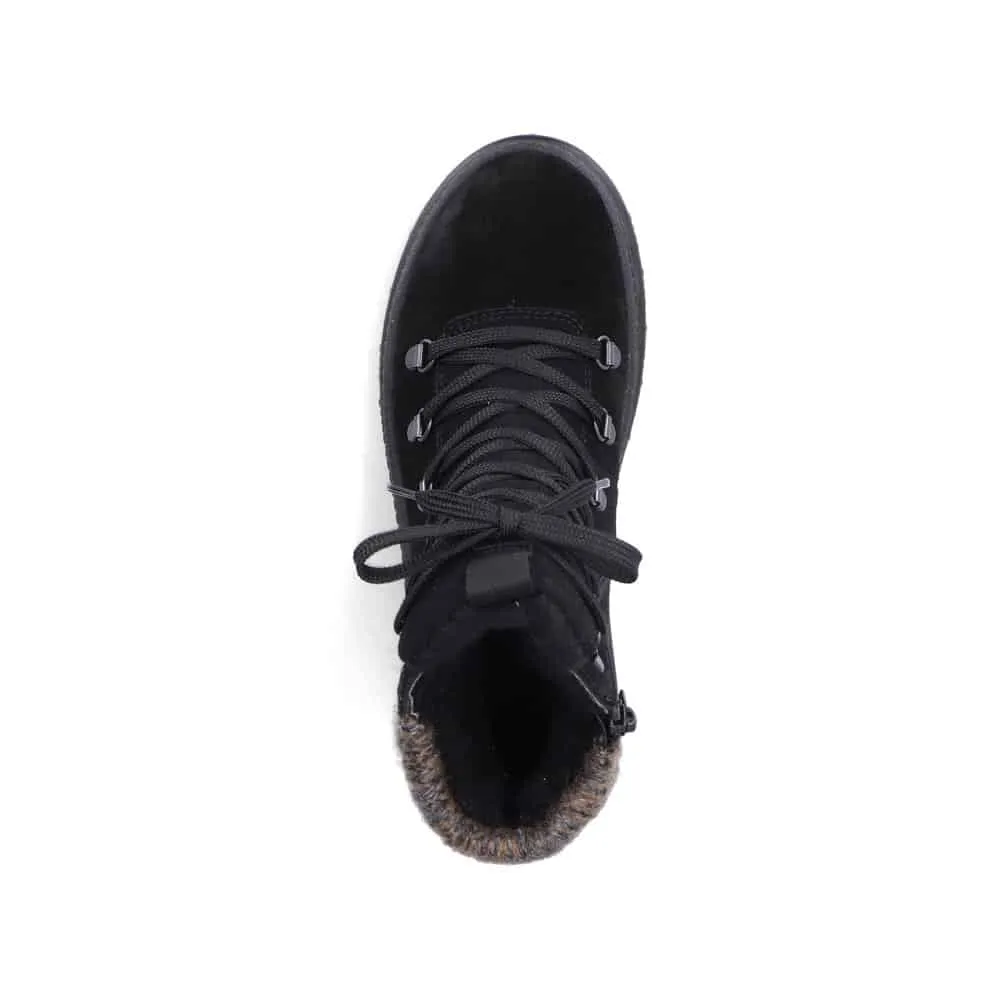 Rieker Schuhe X8200-00 Stiefel in Schwarz/Grafit