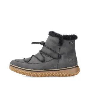 Rieker Schuhe Z4278-45 Anthrazit/Schwarz Bungee RTex